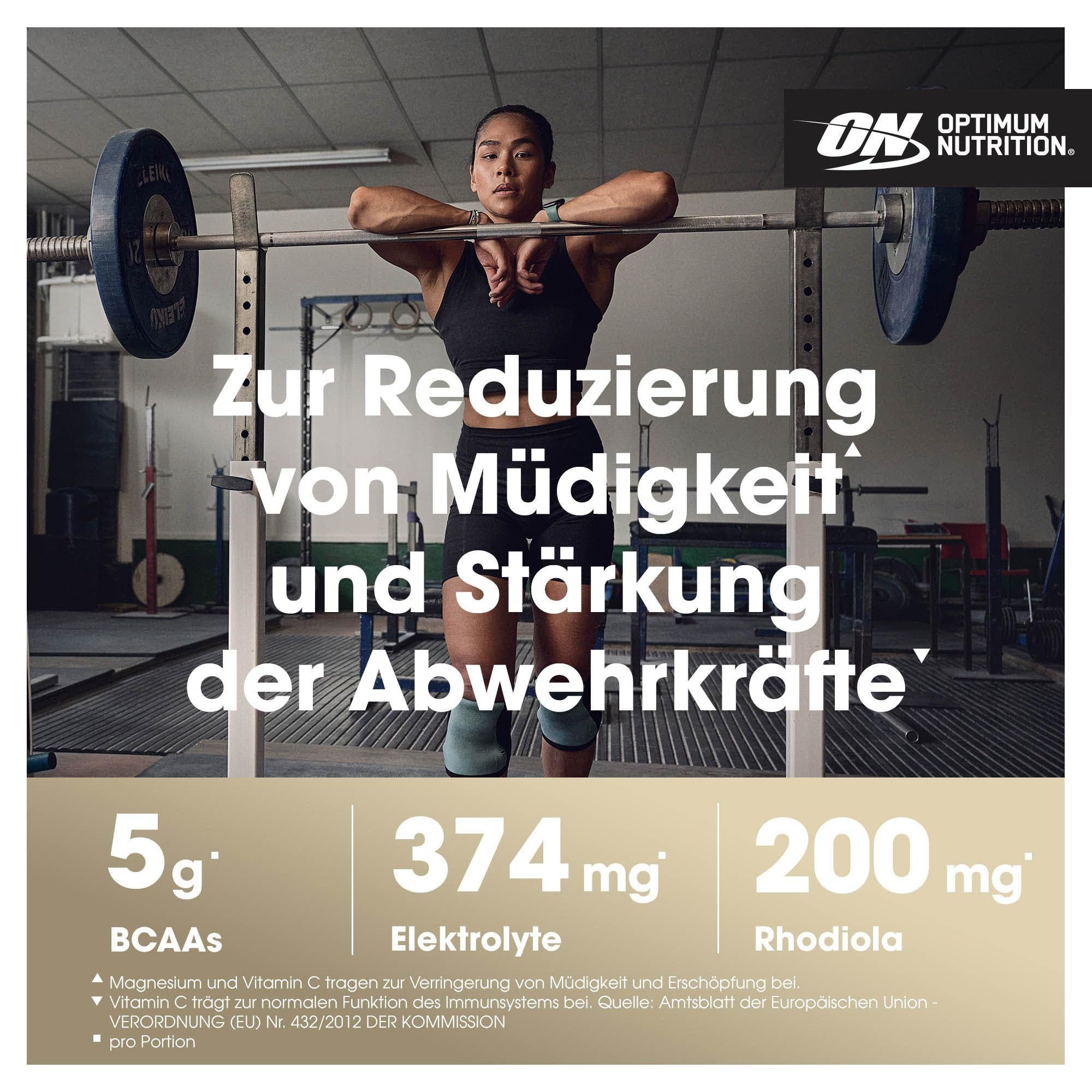 Optimum Nutrition Optimum Nutrition Vitamin C, Zink, Erdbeere-Kiwi-Geschmack, 266 g Powder
