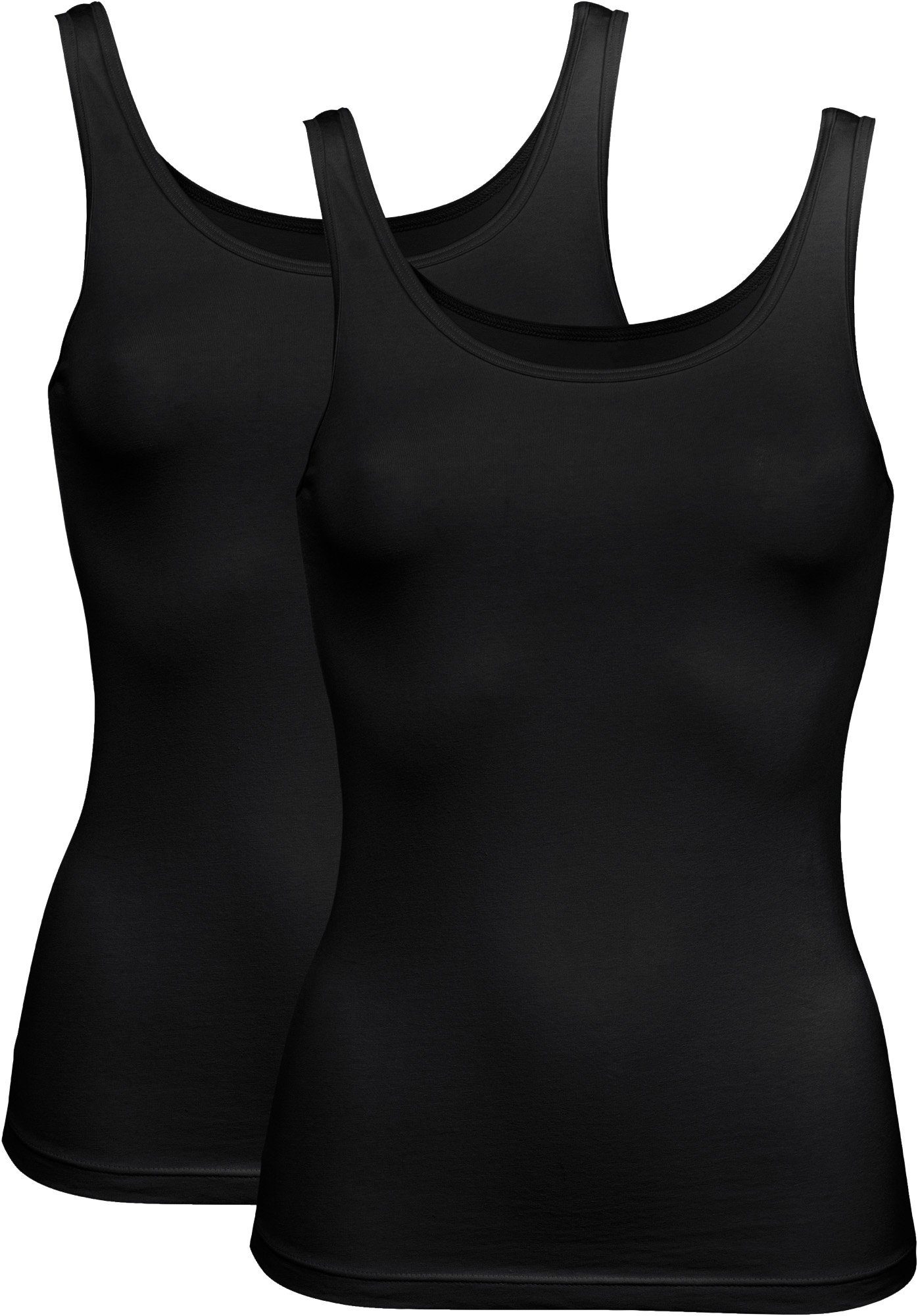 Erwin Müller Unterhemd Damen-Unterhemd 2er-Pack Single-Jersey günstig online kaufen