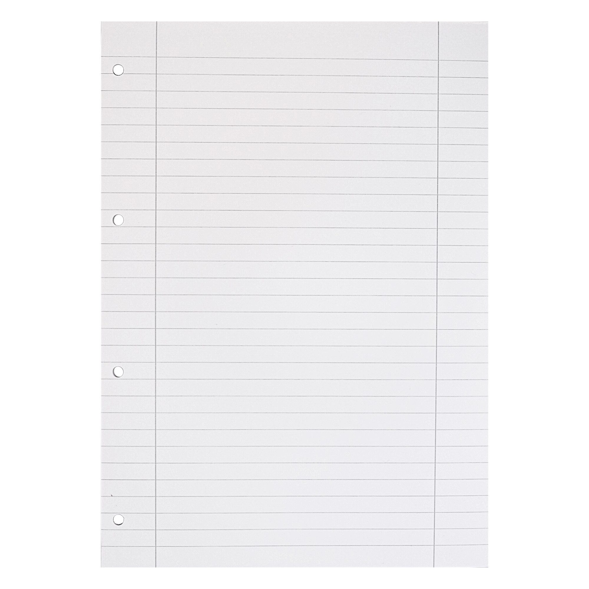 NOVOOO Notizblock 10 x Schreibblock A4 LINIERT Notizblock College Block 70g/qm, 50 Blatt, Made in Germany, PREMIUM