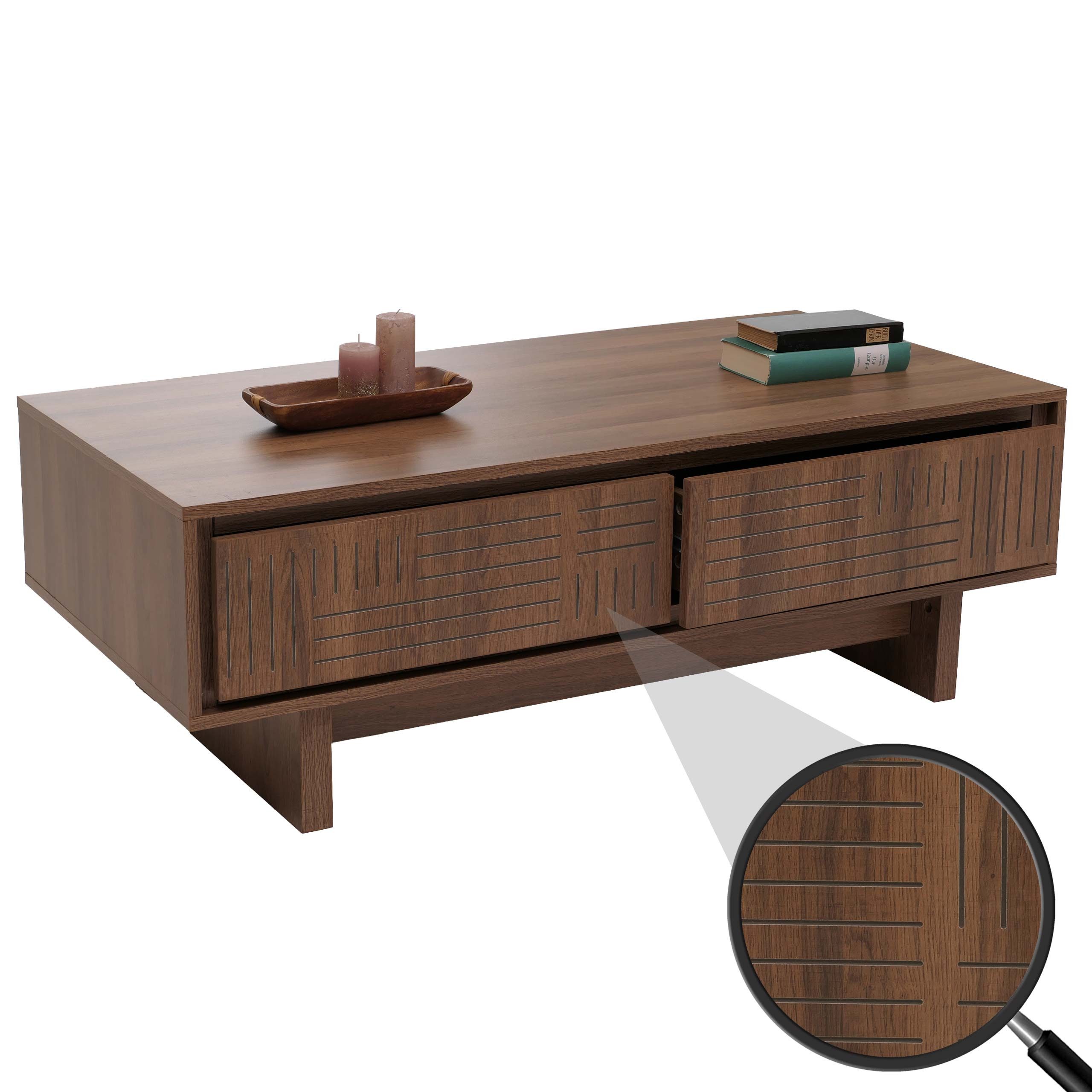 MCW Couchtisch MCW-O33, Maximale Dauerbelastbarkeit Tischplatte: 45 kg günstig online kaufen