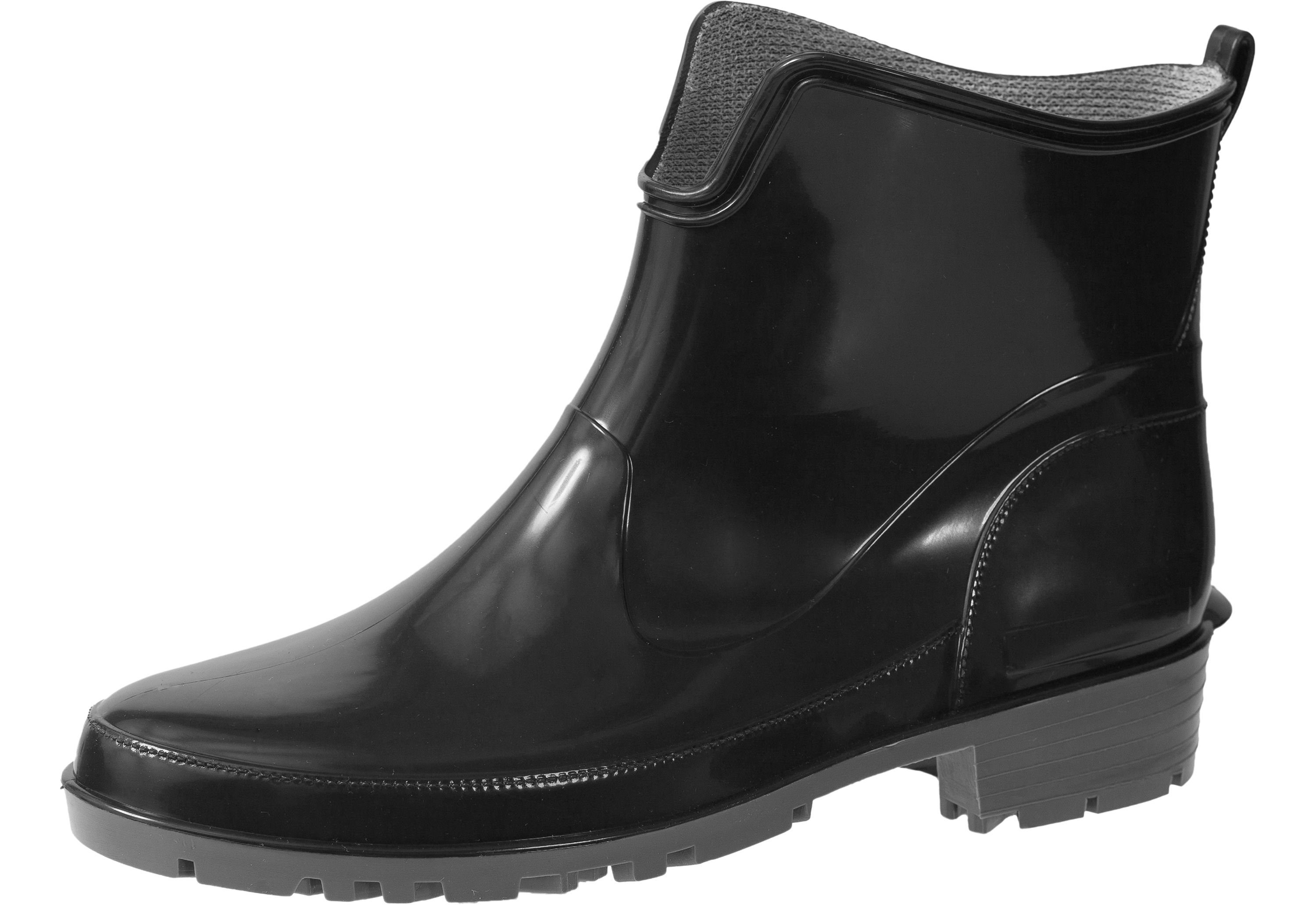 Ladeheid Gummistiefeletten LA-930 kurze Boots für Frauen Gummistiefel Damen wasserfest und bequem