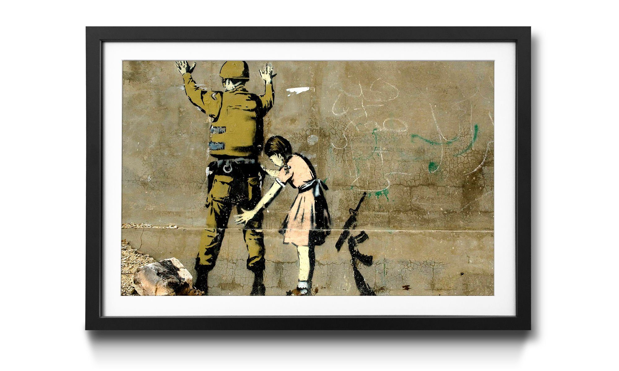 WandbilderXXL Kunstdruck The Criminal, Banksy, Wandbild, in 4 Größen erhältlich | Kunstdrucke