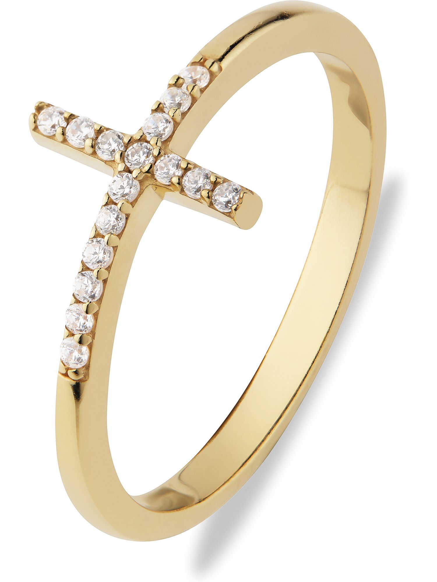 CHRIST Silberring, Zirkonia, synthetisch günstig online kaufen