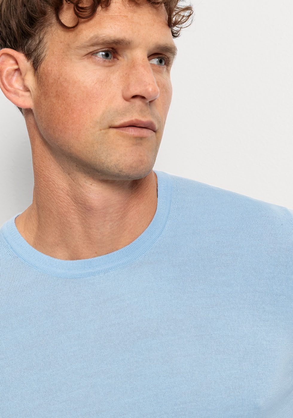 OLYMP Rundhalspullover OLYMP Strick Casual