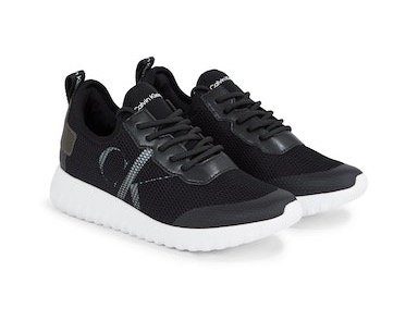 Calvin Klein Jeans SPORTY RUNNER EVA SLIPON WN Slip-On Sneaker mit leichter Laufsohle schwarz-weiß