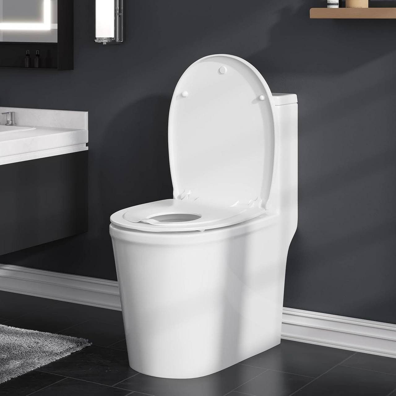 Woltu WC-Sitz (1-St), Toilettensitz, magnetisch, Toilettendeckel günstig online kaufen