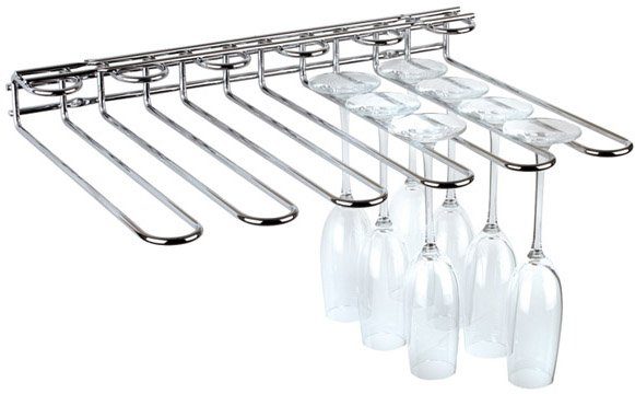 APS Gläserhalter, verchromtes Metall, für 20 Gläser geeignet