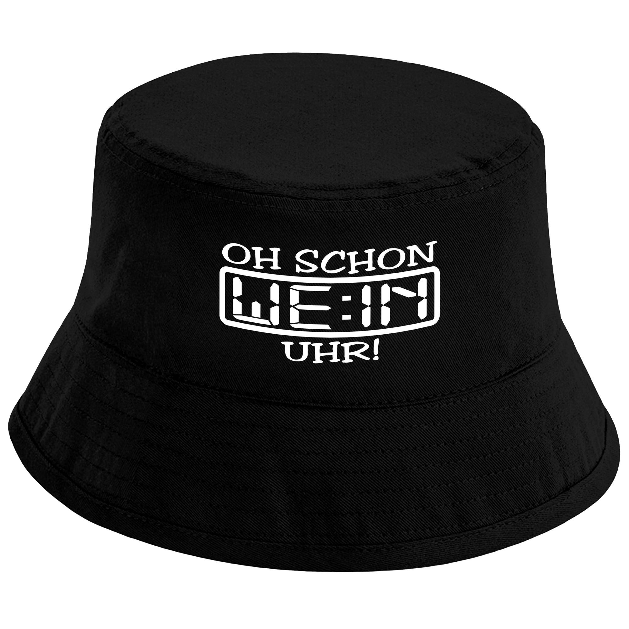 Sonnenhut Bucket Hat Oh schon Wein Uhr
