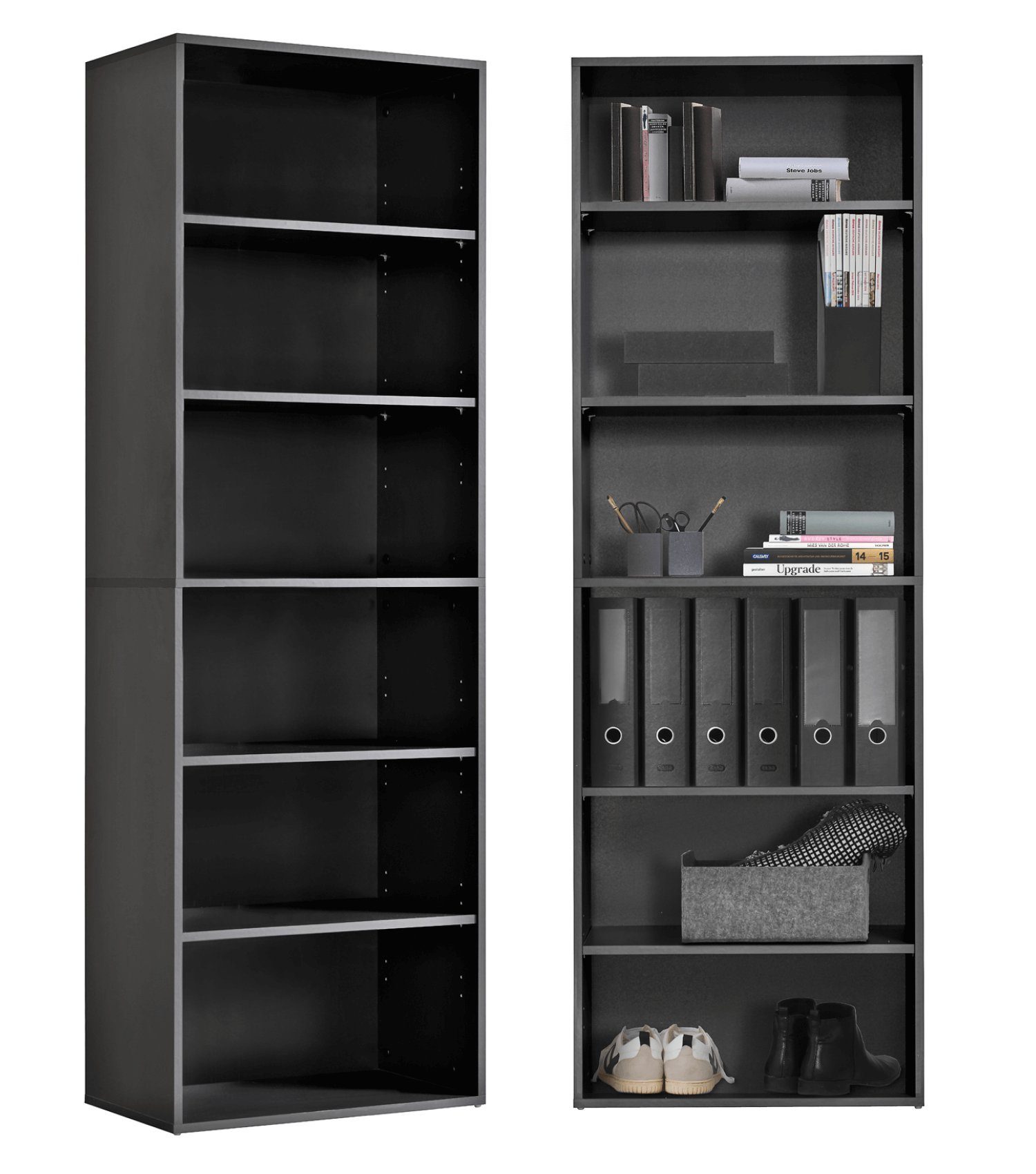 mokebo Bücherregal Der Bücherwurm, 60x180x34,5 cm, günstig online kaufen