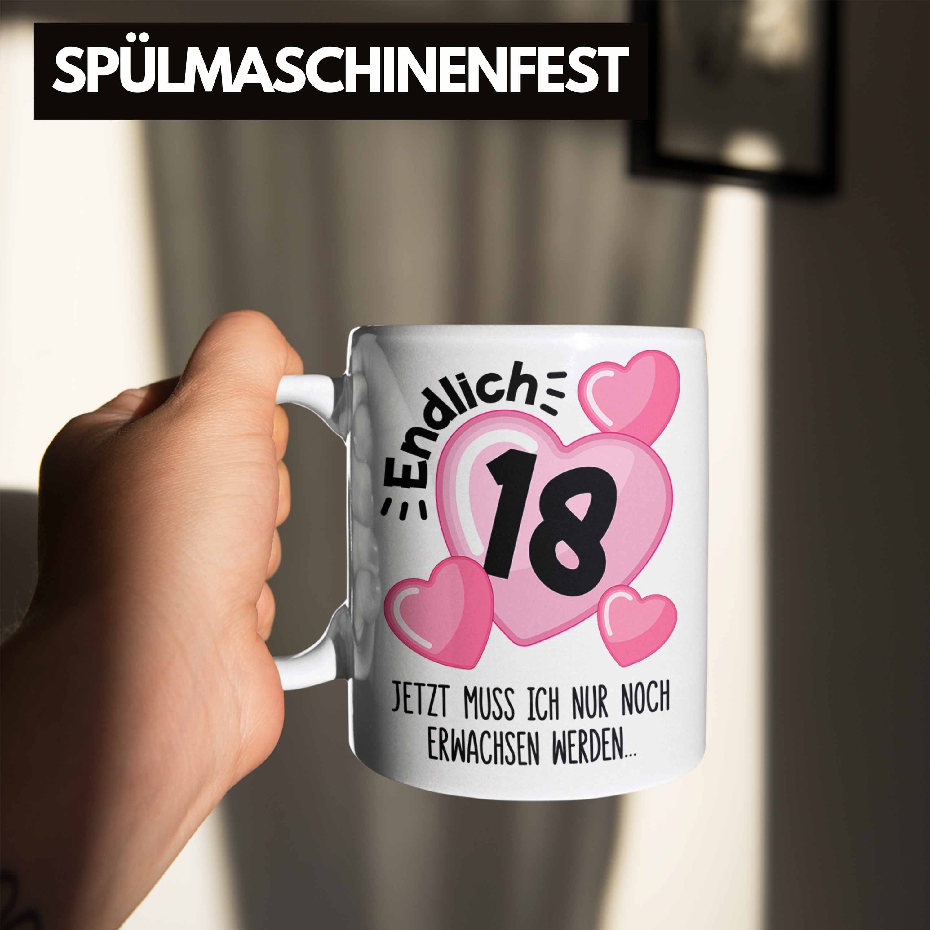 Trendation Tasse Trendation - 18. Geburtstag Tasse Geschenk Mädchen Geschenkidee Lustig Spruch 18 Geschenke Geschenkideen zum 18 Bday 18er – Bild 5 von 5