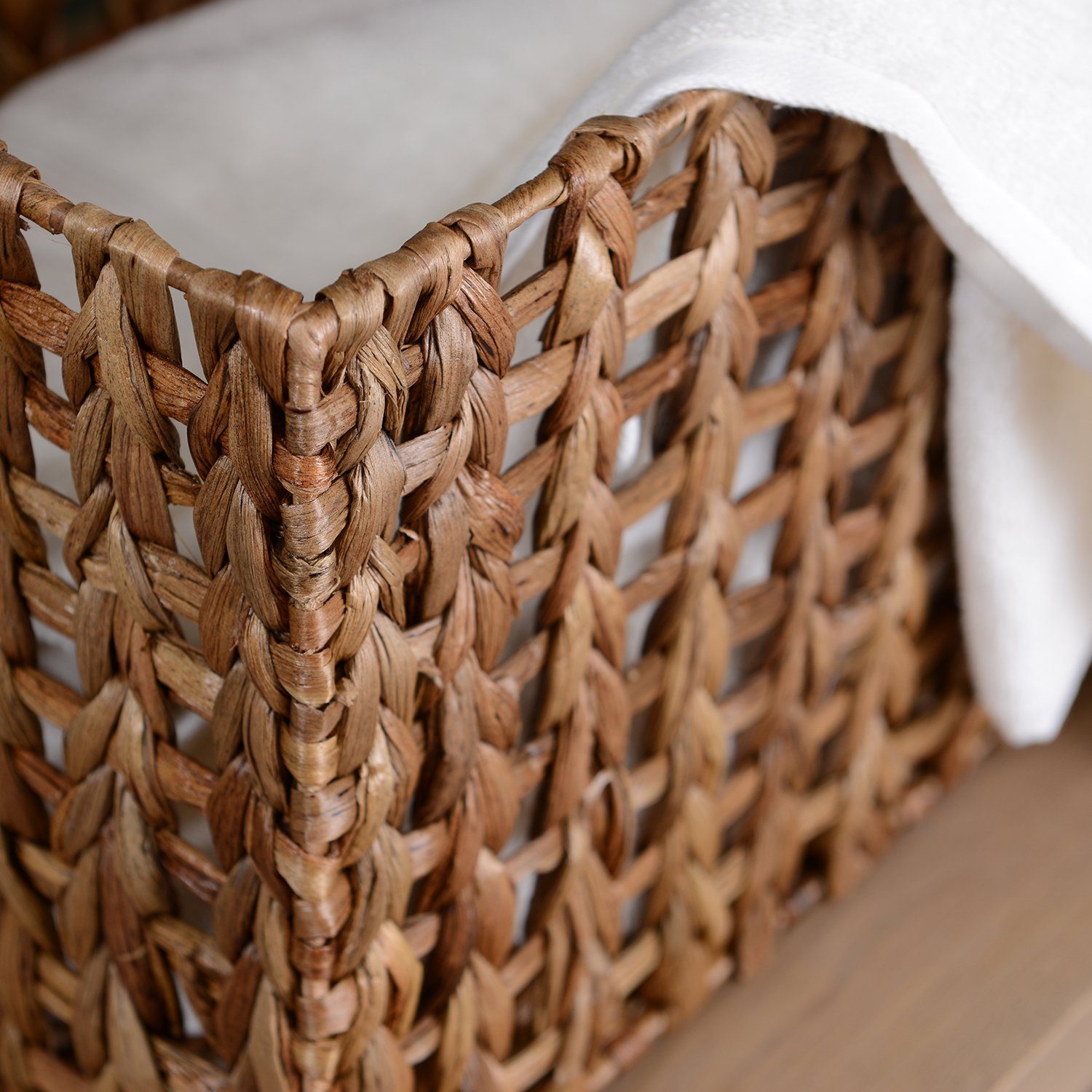 wohnfreuden Aufbewahrungskorb Korb Trabo aus Wasserhyazinthe natur verschie günstig online kaufen