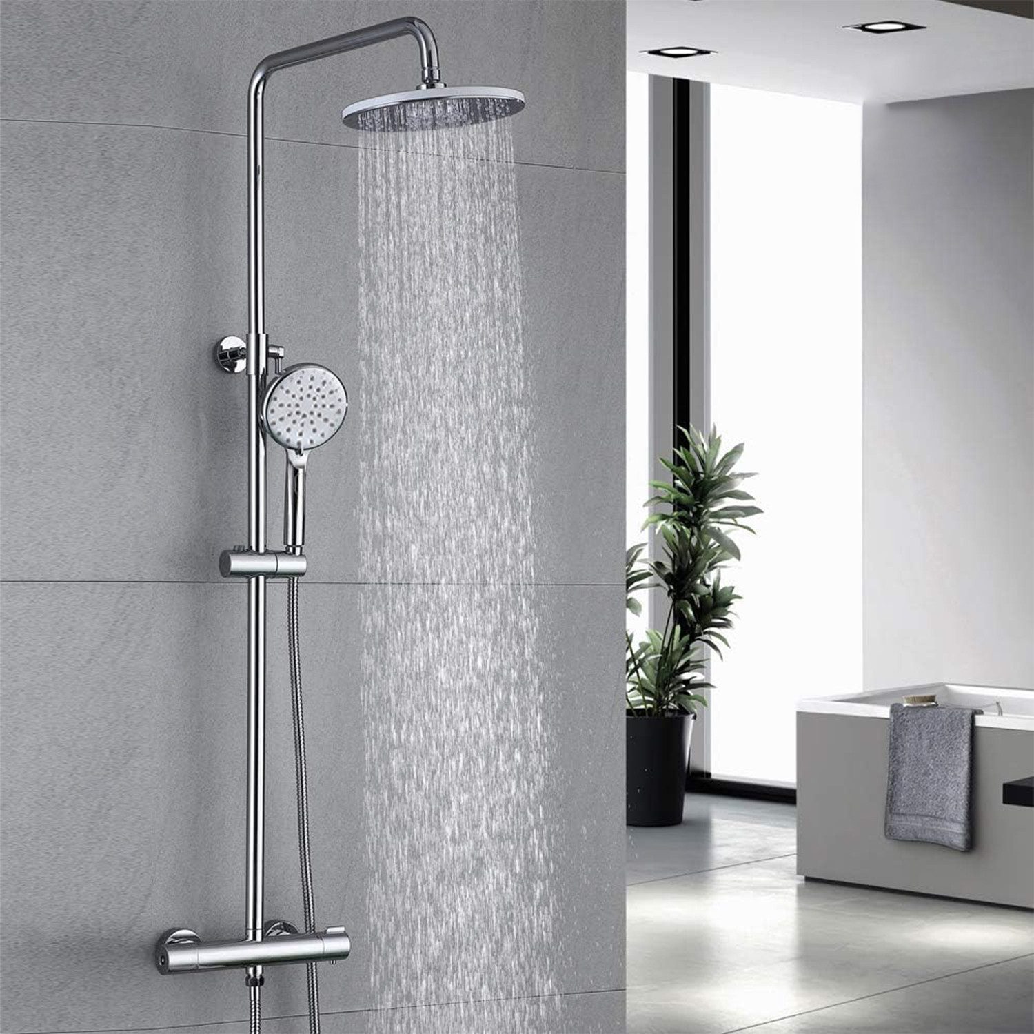 HAUSS SPOLE Duschsystem Duschsystem Brausestangenset mit günstig online kaufen