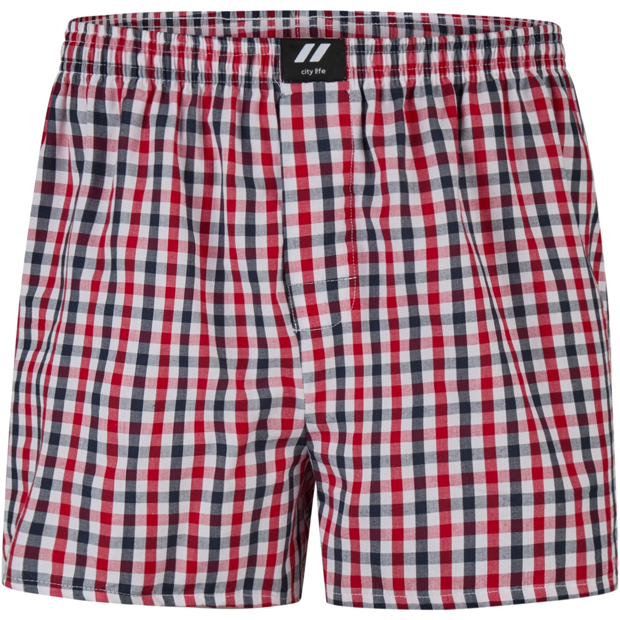 City Life Boxershorts Herren Unterhosen Baumwolle Webboxer (10er Pack) Sparpack S - 4XL (1-St)