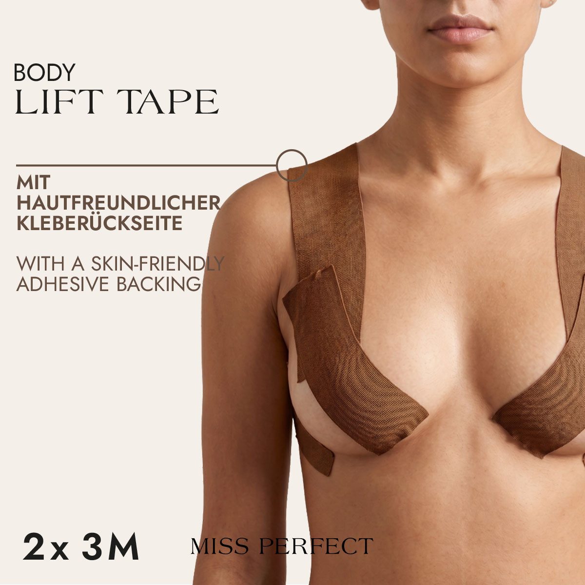 Miss Perfect Klebe-BH 30622-24 Body Lift Tape – Körperklebeband für unsichtbaren Halt