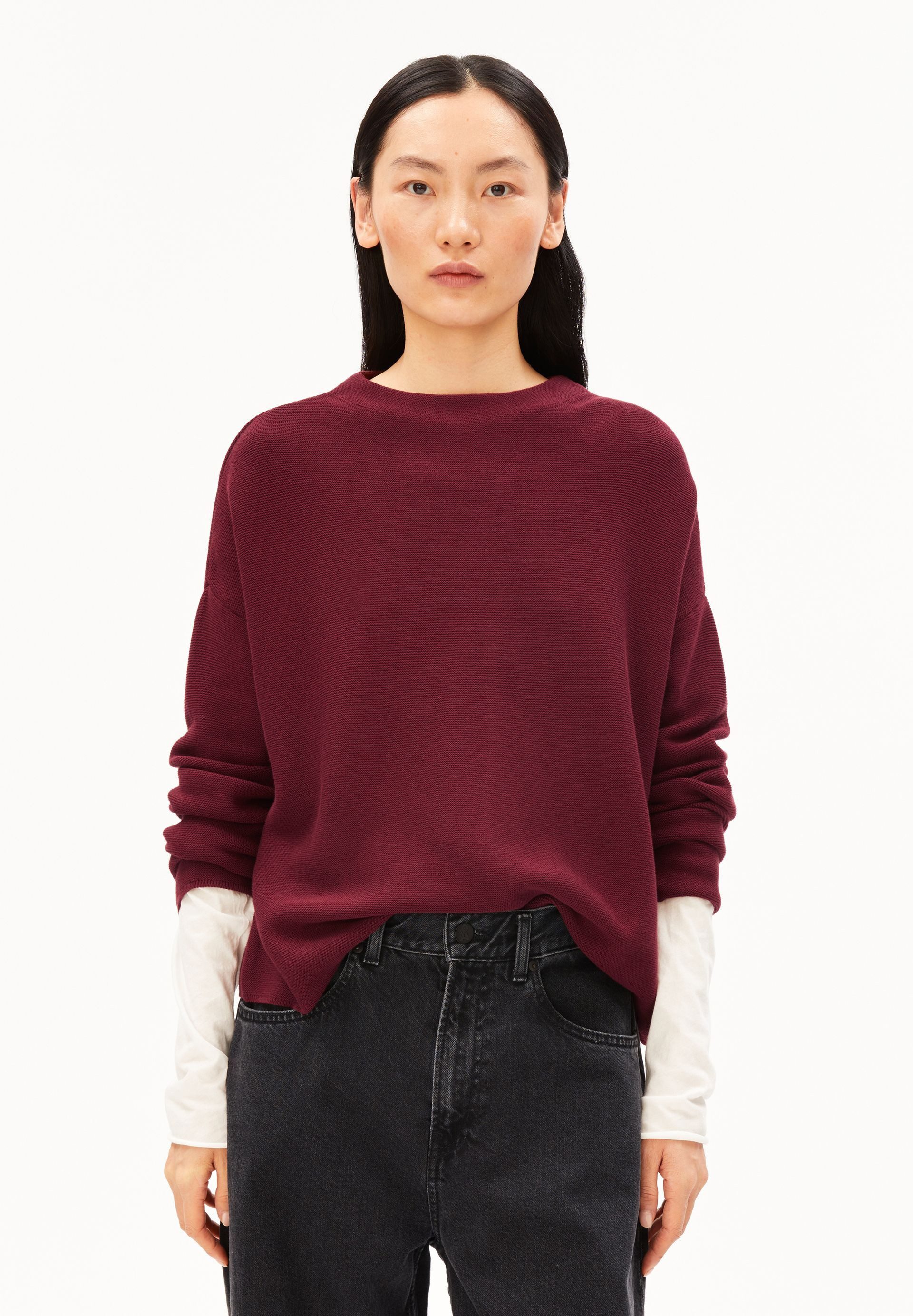 Armedangels Strickpullover MERINAA LINKS LINKS Loose Fit