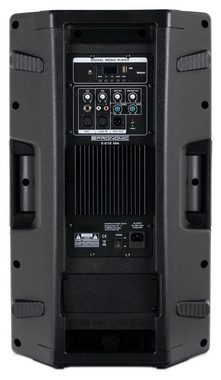 Pronomic E-212 MA - Aktive PA-Boxen Stereo Set Lautsprecher (Bluetooth, 240 W, USB/SD/MP3-Player - mit 12" Woofer inkl. Lautsprecherstative)