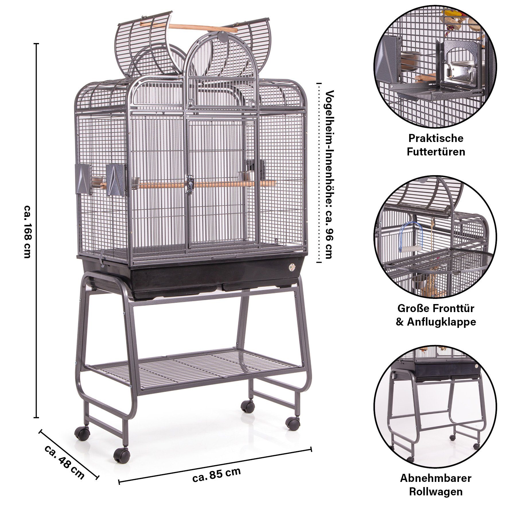 Montana Cages Vogelkäfig Sittichvoliere San Remo günstig online kaufen
