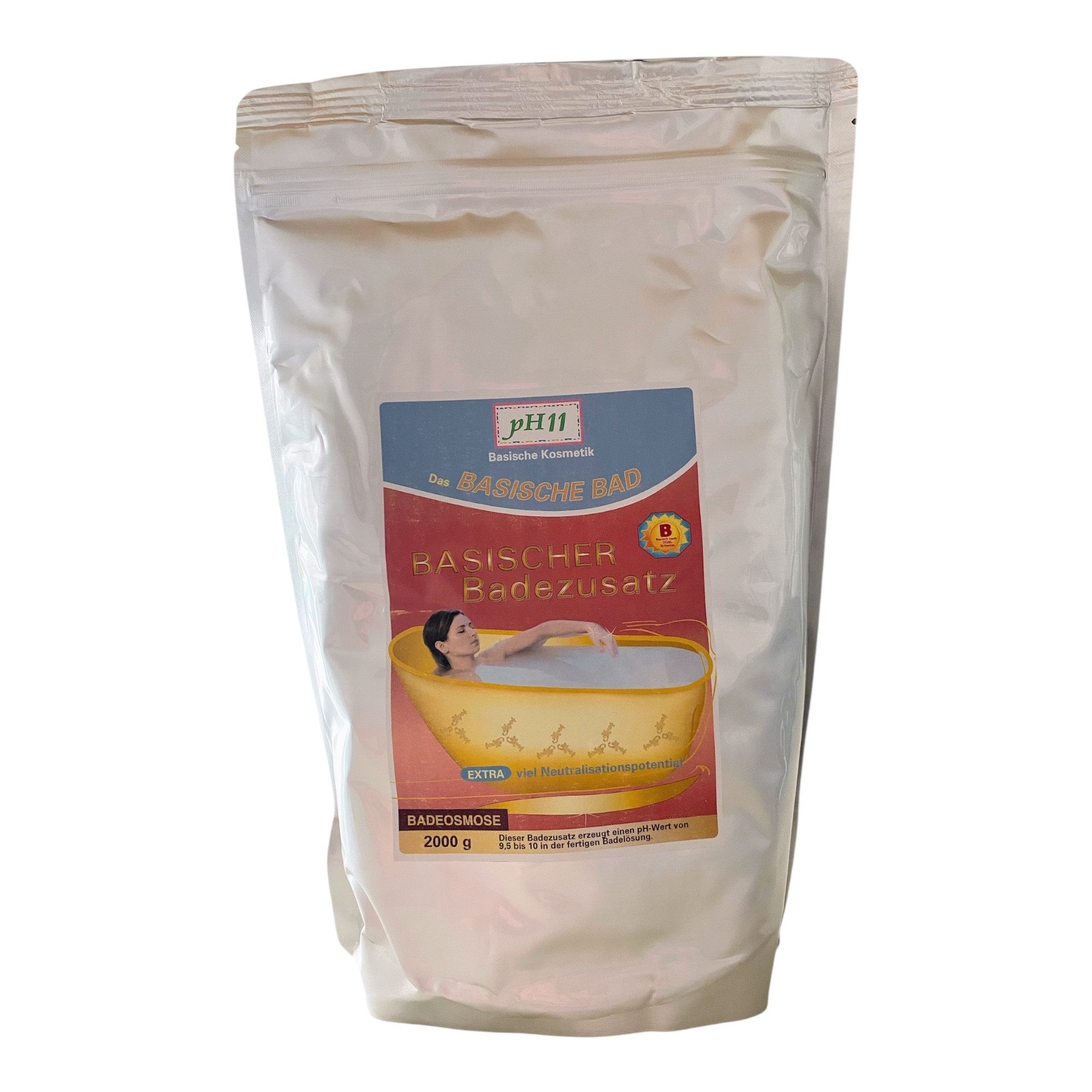 Bioleo Badesalz Das Basische Bad ph11 Basische Kosmetik Badeosmose 2kg