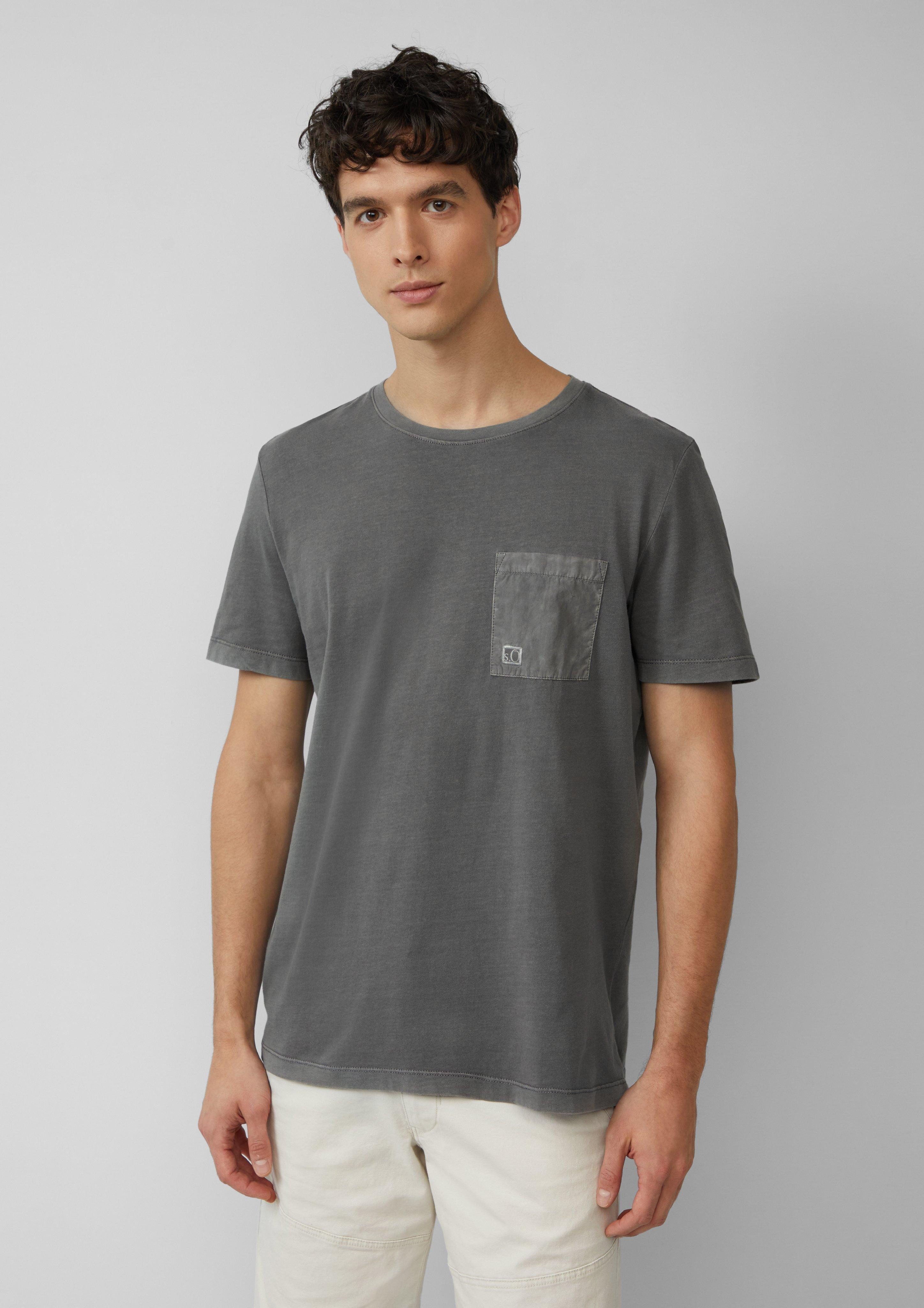 s.Oliver Kurzarmshirt T-Shirt mit Brusttasche und günstig online kaufen