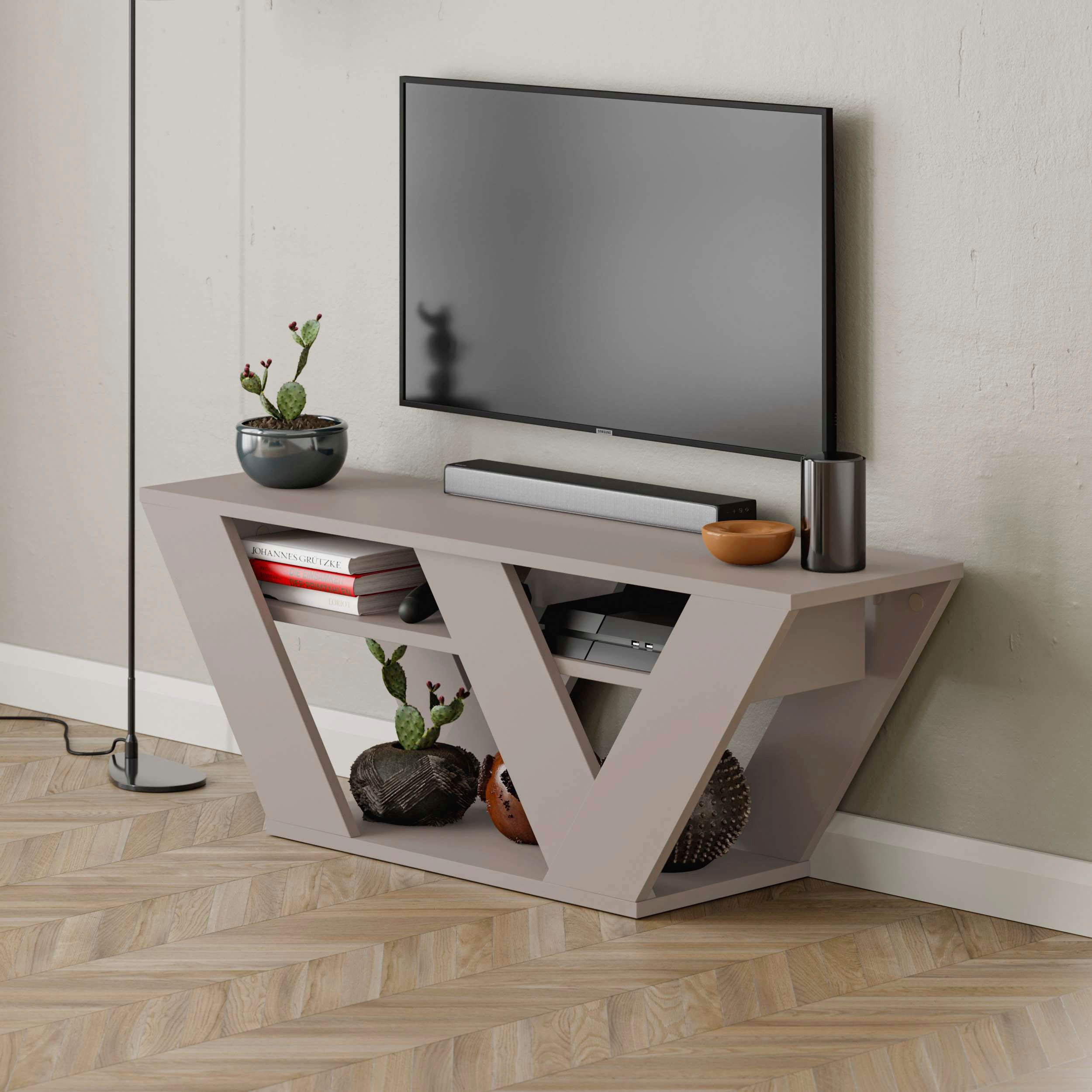 DECORTIE TV-Schrank THALES TV Schrank - Einrichtungsbeispiel