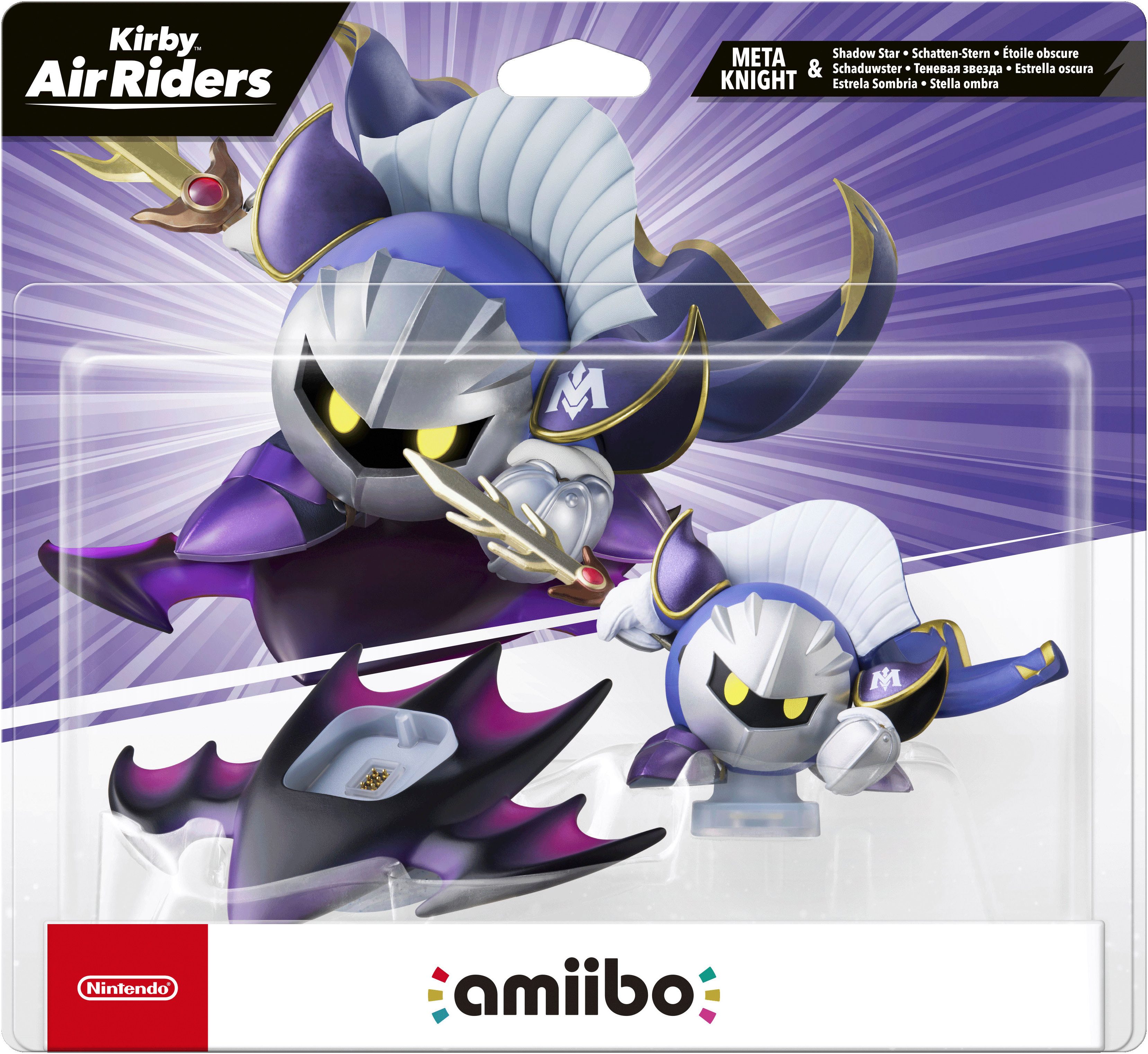 Nintendo Switch Spielfigur Meta Knight & Schatten-Stern (Kirby Air Riders)