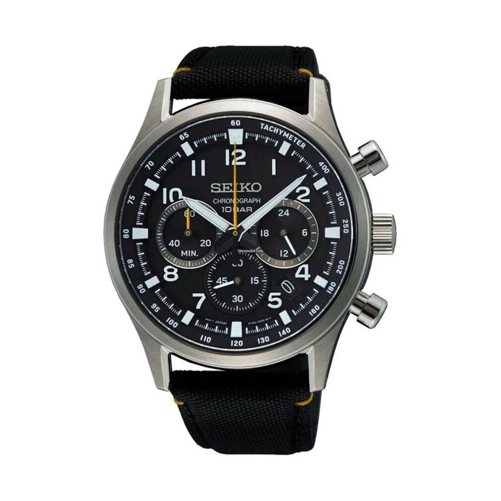 Seiko Luxusuhr Herrenuhr SSB449P1 Schwarz