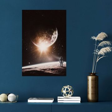 Posterlounge Wandfolie Gen Z, Monderkundung - Allein im Weltraum, Fotografie