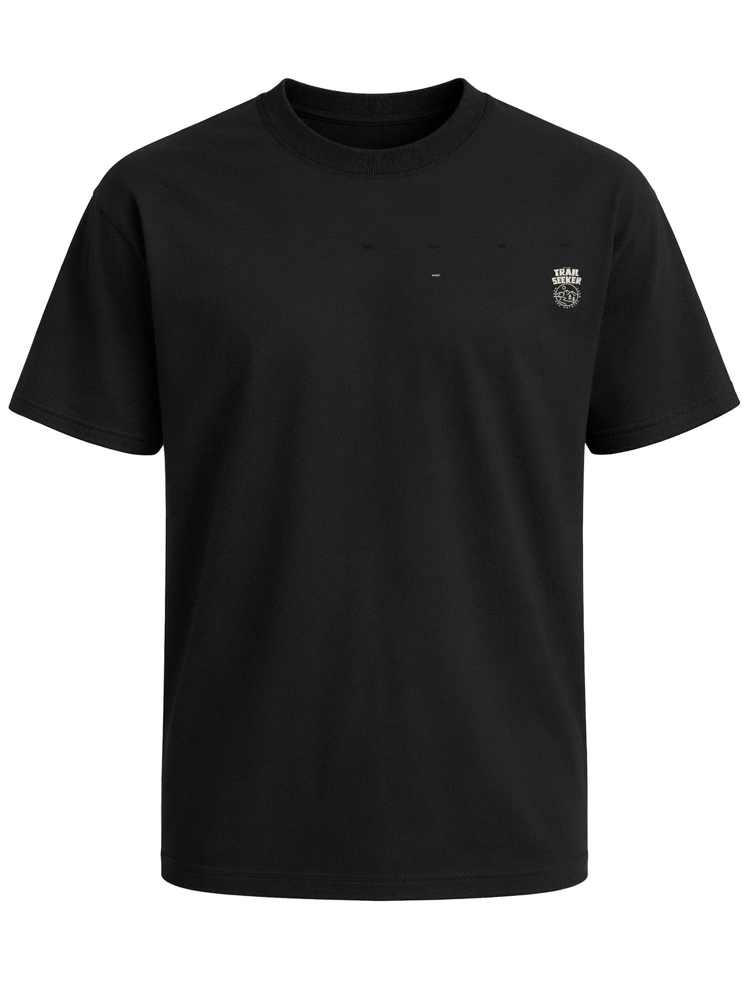 Neverless Oversize-Shirt Herren T-Shirt - Trail Seeker - Oversized Relaxed Fit Sommer Fashion mit Print