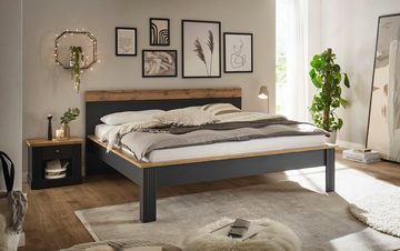 Home affaire Schlafzimmer-Set Westminster, Bett Liegefläche 180/200cm und 2 Nachtkommoden