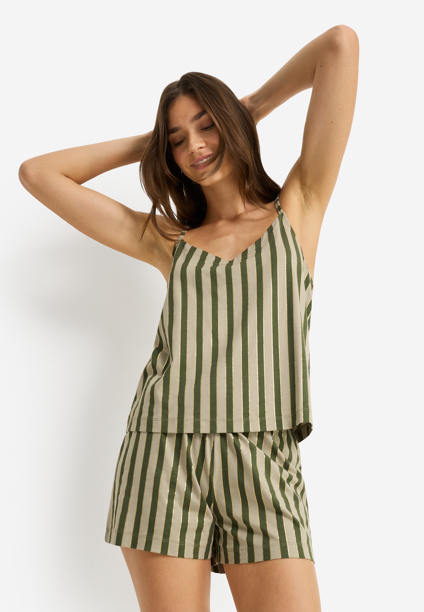 LSCN by LASCANA Shorty (2 tlg) mit schönem Streifendruck. € 34,99