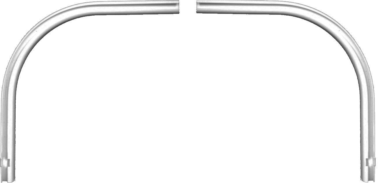Gardinenschiene Rundbogen für halbrunde Schleuderschiene, weiß Garduna, verschraubt, Aluminium