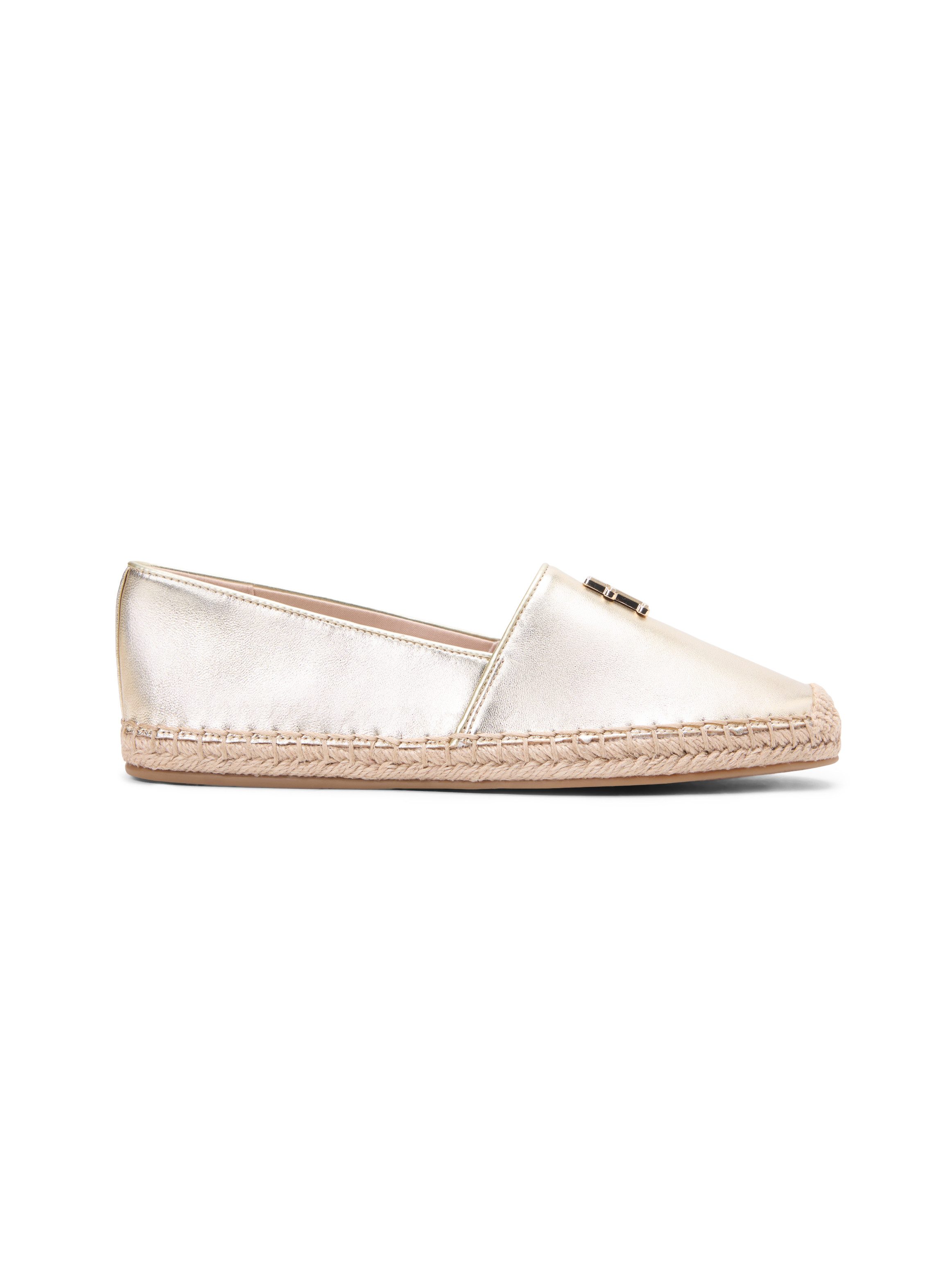 Tommy Hilfiger TH LOGO GOLD ESPADRILLE Espadrille Sommerschuh, Schlupfschuh mit edlem TH-Schmuckelement – Bild 4 von 5