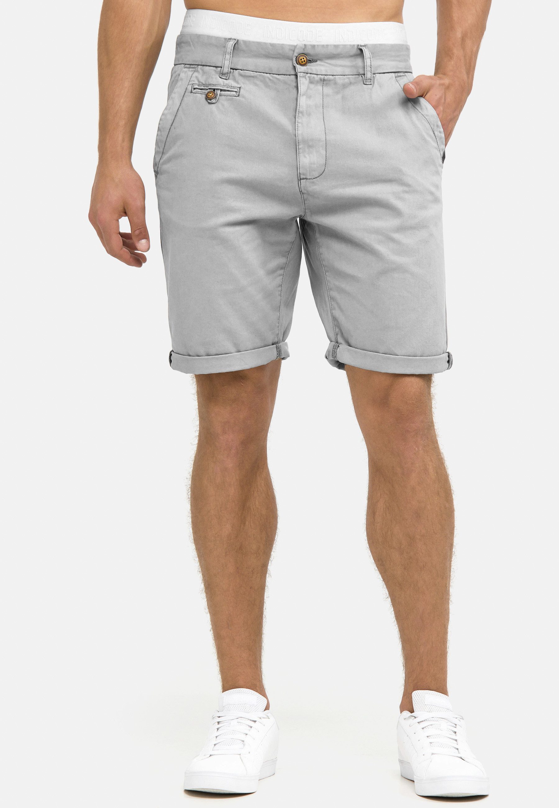 Indicode Chinoshorts Cuba aus Baumwollgemisch günstig online kaufen