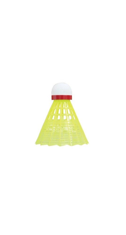 Talbot-Torro Badmintonball Tech 450 Nylon gelb Dose 6er, Geschwindigkeit: schnell