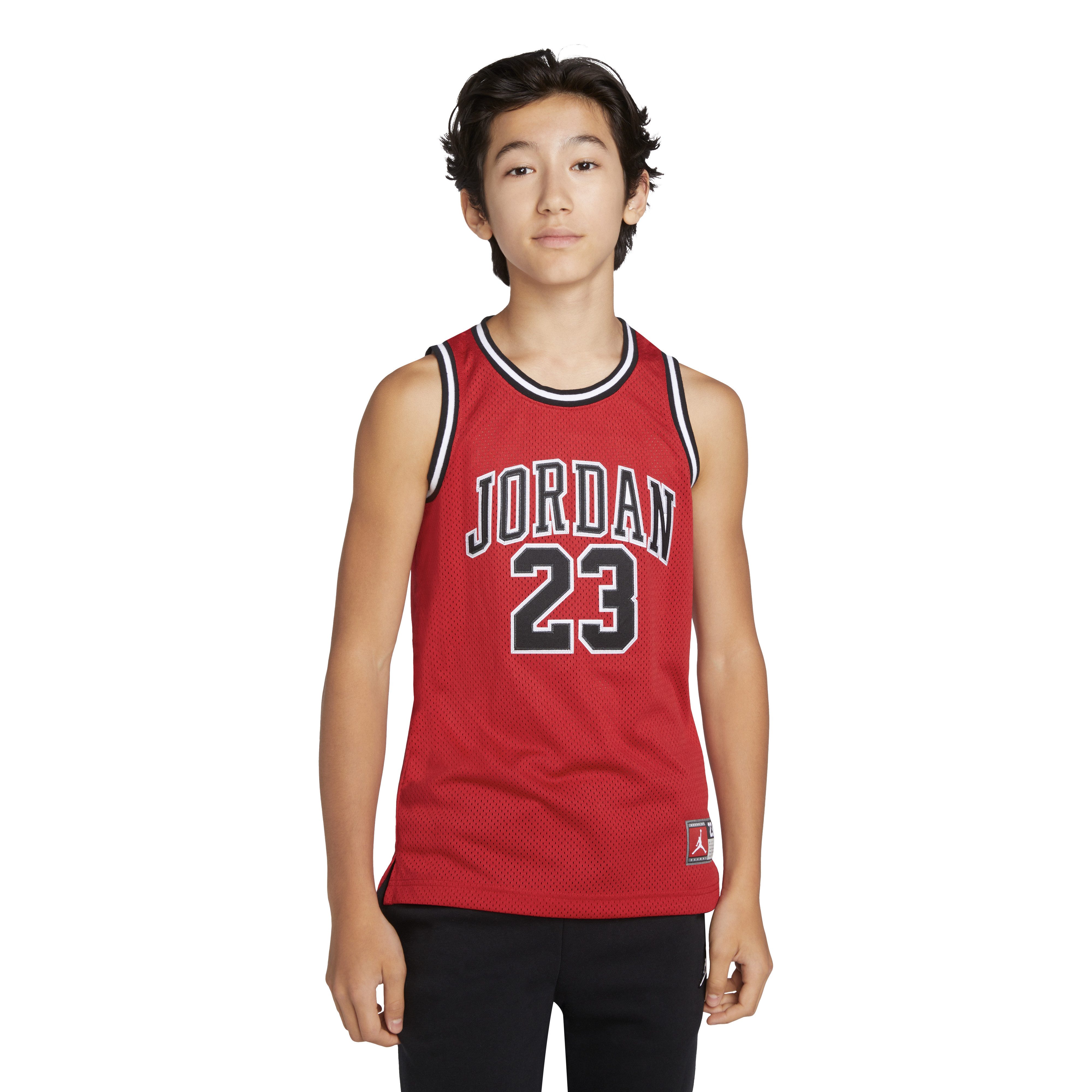 Jordan Tanktop JDN JORDAN 23 JERSEY für Jungs für Kinder und Jugendliche, mit Mesh-Gewebe, atmungsaktiv