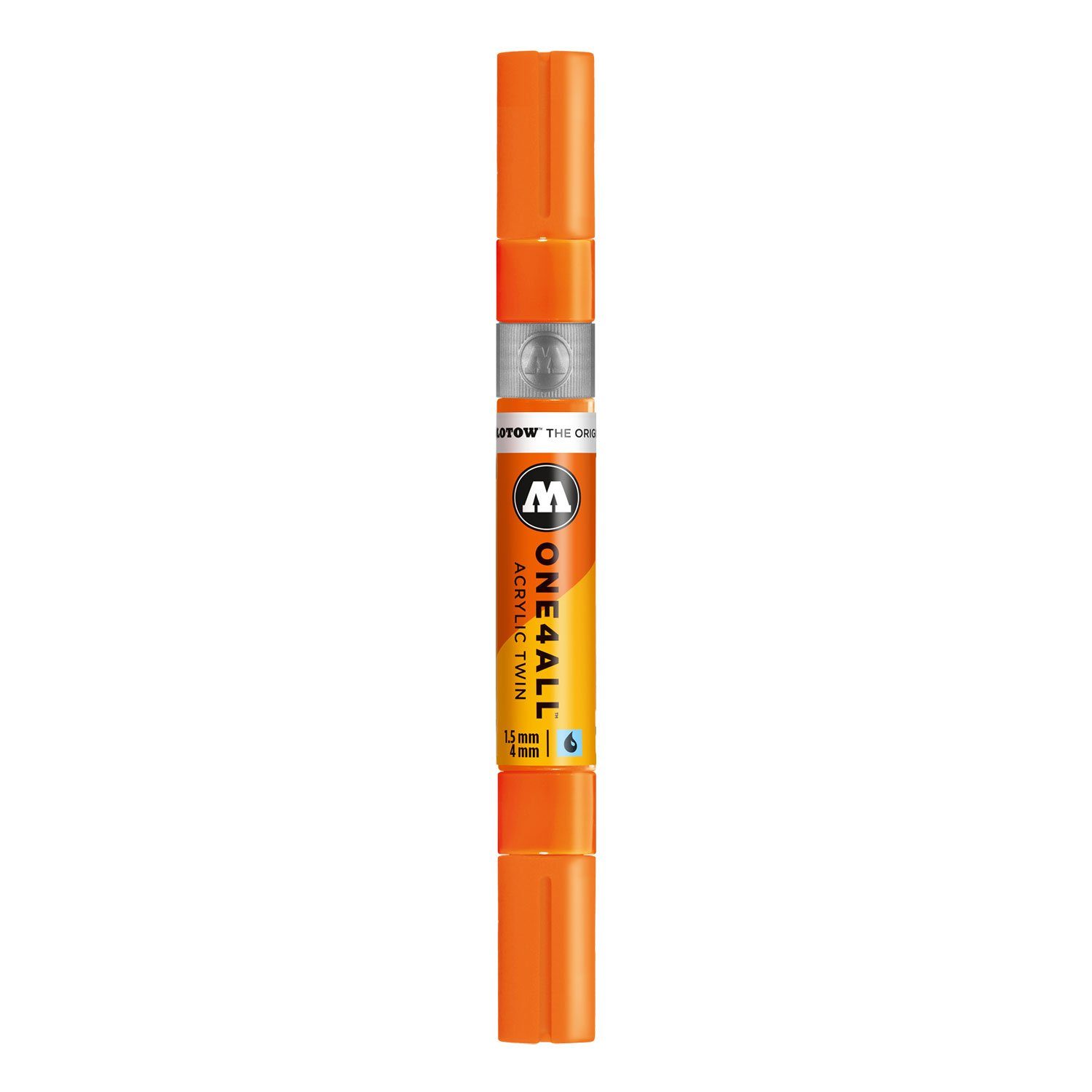 MOLOTOW Marker ONE4ALL Acrylmarker fluoresz. Neonorange TWIN