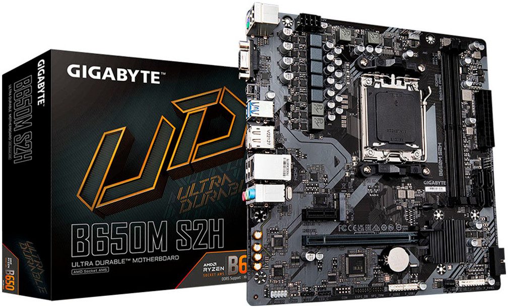 B650M S2H Mainboard - AMD Ryzen 9000er-Serie, 5+2+2 Phasen VRM, bis zu Mainboard