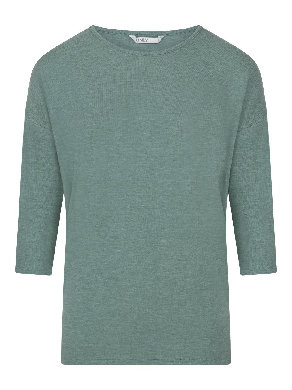 ONLY T-Shirt Damen Top ONGLAMOUR Chinois (15289509) Rundhalsausschnitt Shirt 3/4 Basic (2-tlg) mit Fit Arm Ärmel 3/4 Green Regular