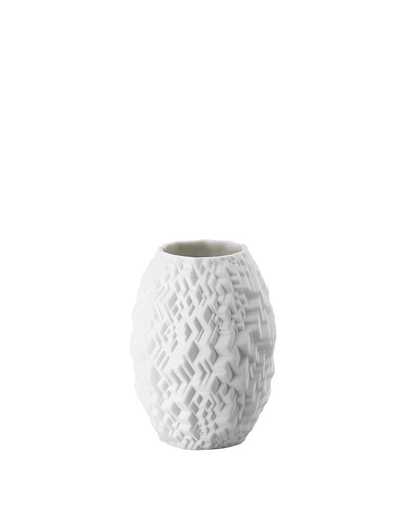 Tischvase Porzellan, "Phi matt, 10 City" aus Miniaturvasen Kollektion cm Rosenthal weißem (einzelne Vase Vase),