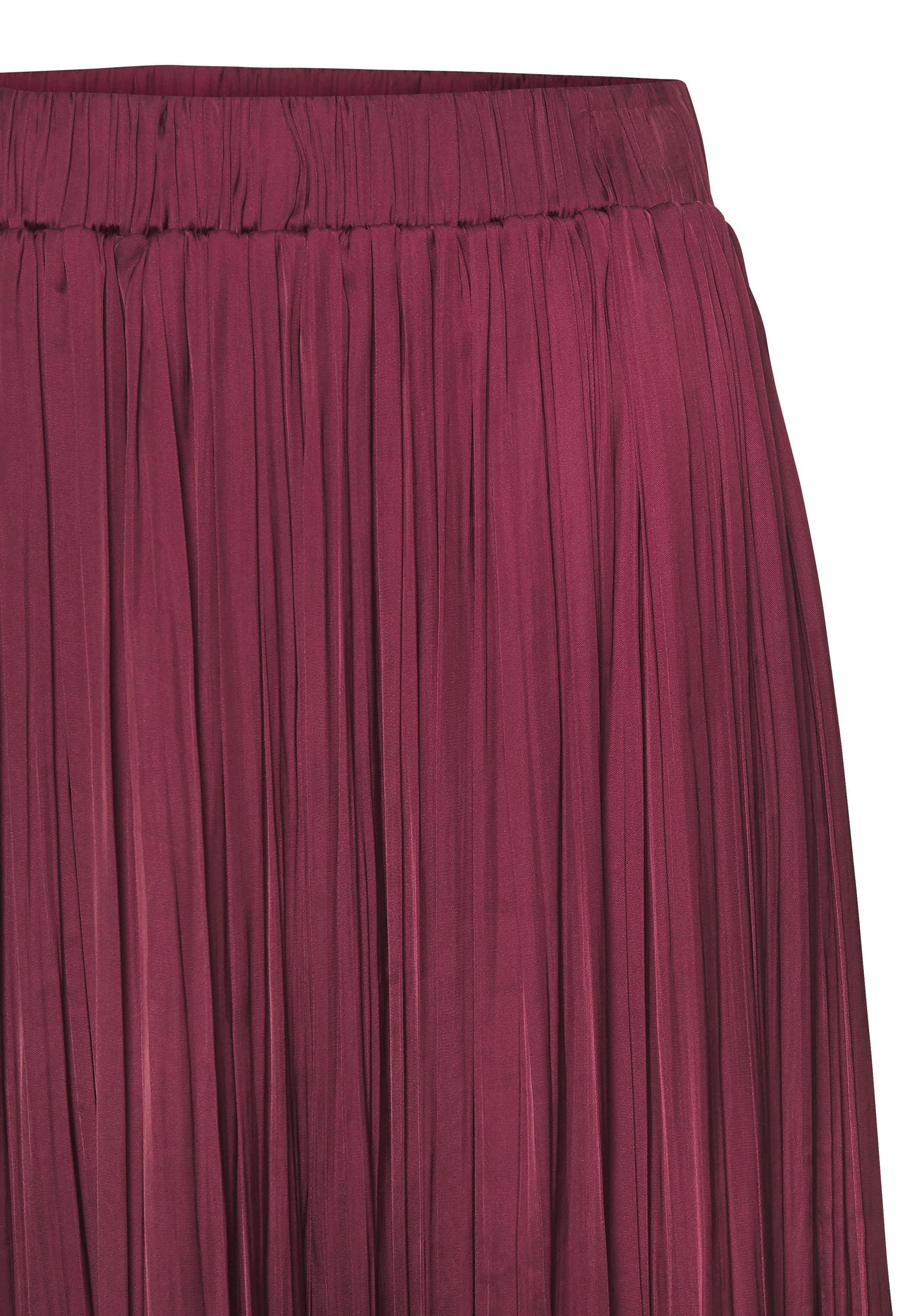 LASCANA Maxirock mit Plisseefalten aus edel glänzender Ware festlicher Faltenrock, Plisseerock in Midilänge, eleganter Satinrock – Bild 5 von 5