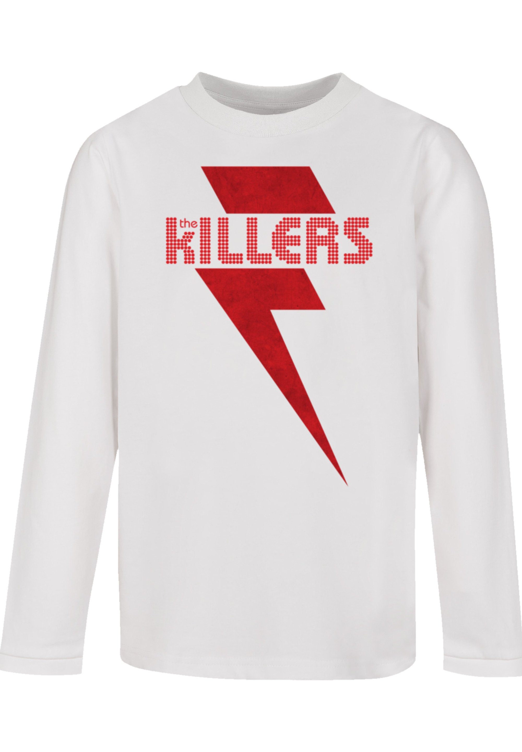 F4NT4STIC T-Shirt The Killers Red Bolt Print weiß