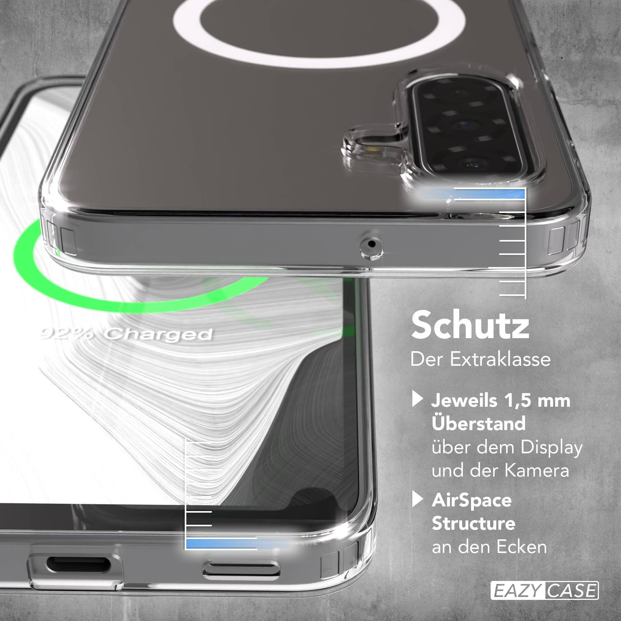 EAZY CASE Handyhülle Transparente Hülle mit MagSafe Samsung Galaxy A17 6,7 Zoll, Back Cover, Bumper Case, Handy Schutzhülle Kameraschutz, Durchsichtig – Bild 4 von 5