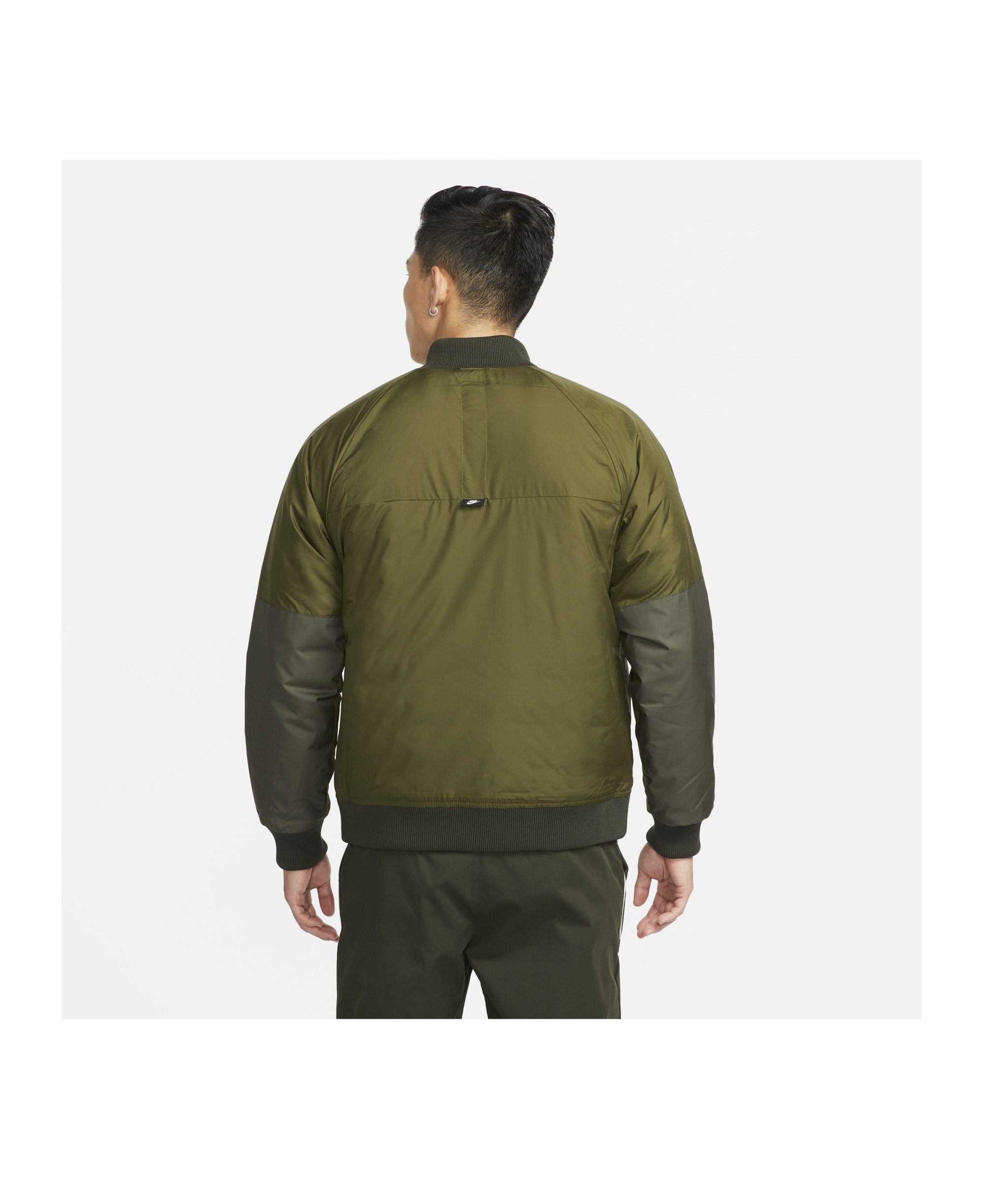 Therma-FIT Bomber gruenbraun Legacy Jacke Sportswear Sweatjacke Nike