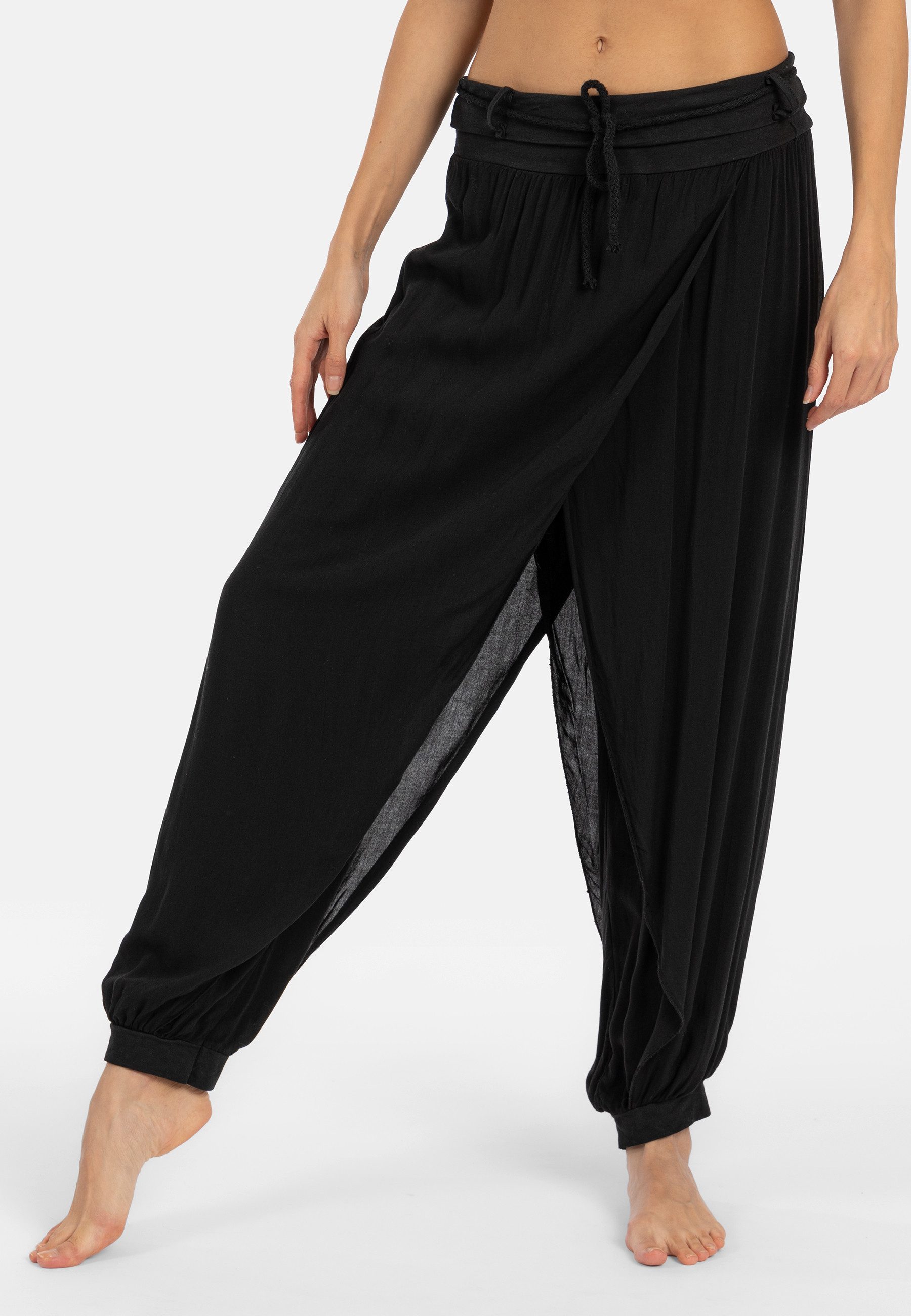 Caspar Stoffhose KHS054 leichte Damen Sommer Stoffhose