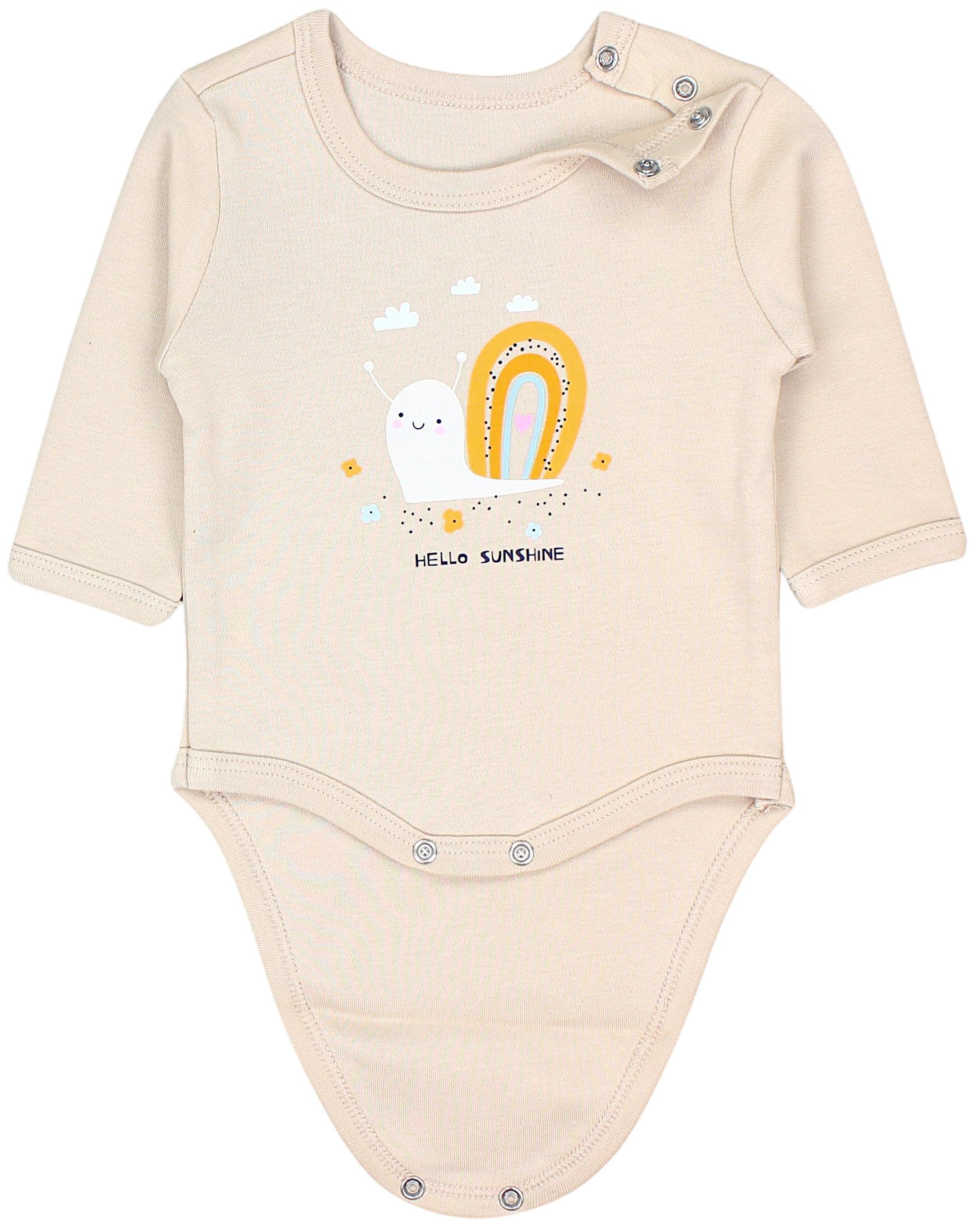 TupTam Langarmbody TupTam Baby Unisex Langarm Body mit Aufdruck Spruch 5er Pack
