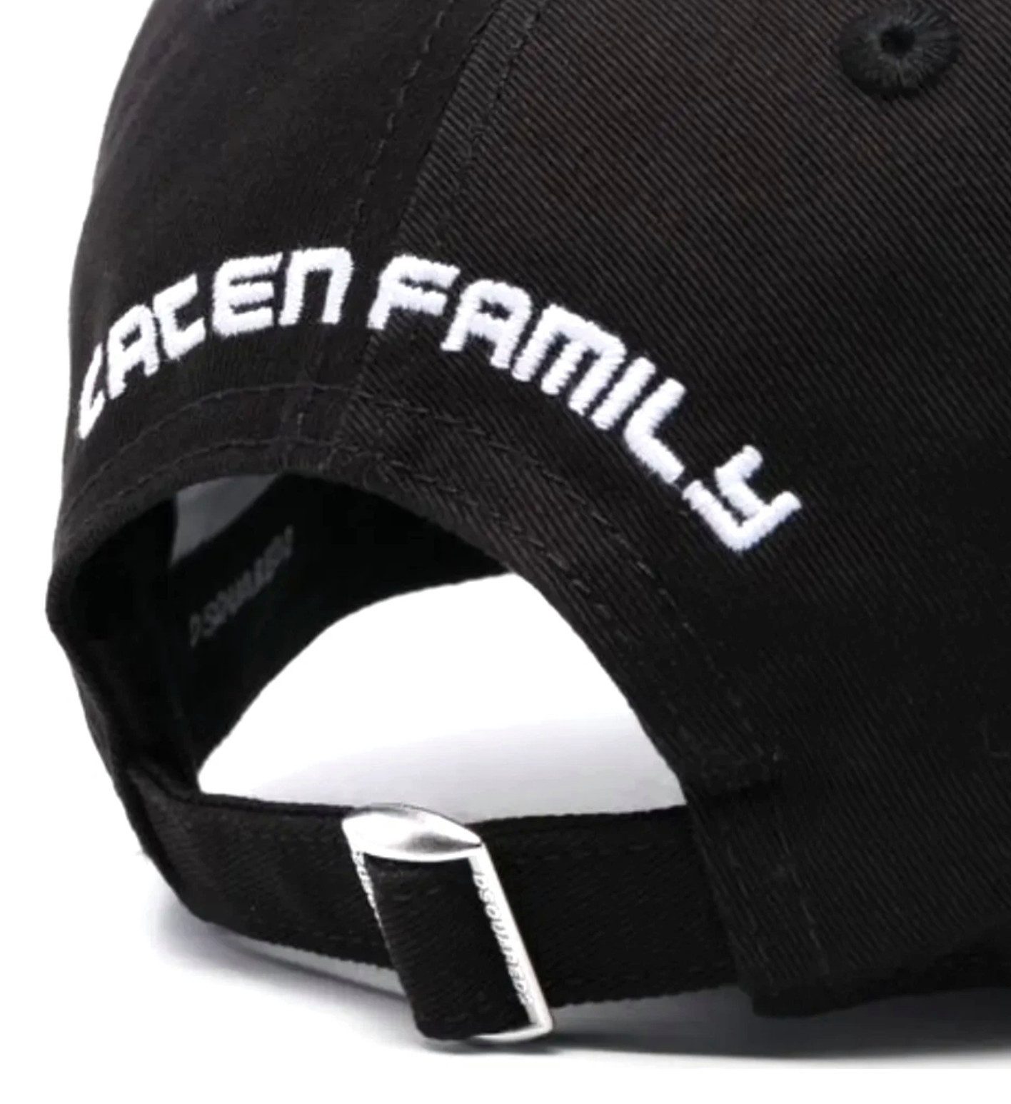 Dsquared2 Baseball Cap Caten Family Icon Trucker Cap Kappe Mütze Basebalkappe Rückseite mit gesticktem „CATEN FAMILY“ Schriftzug