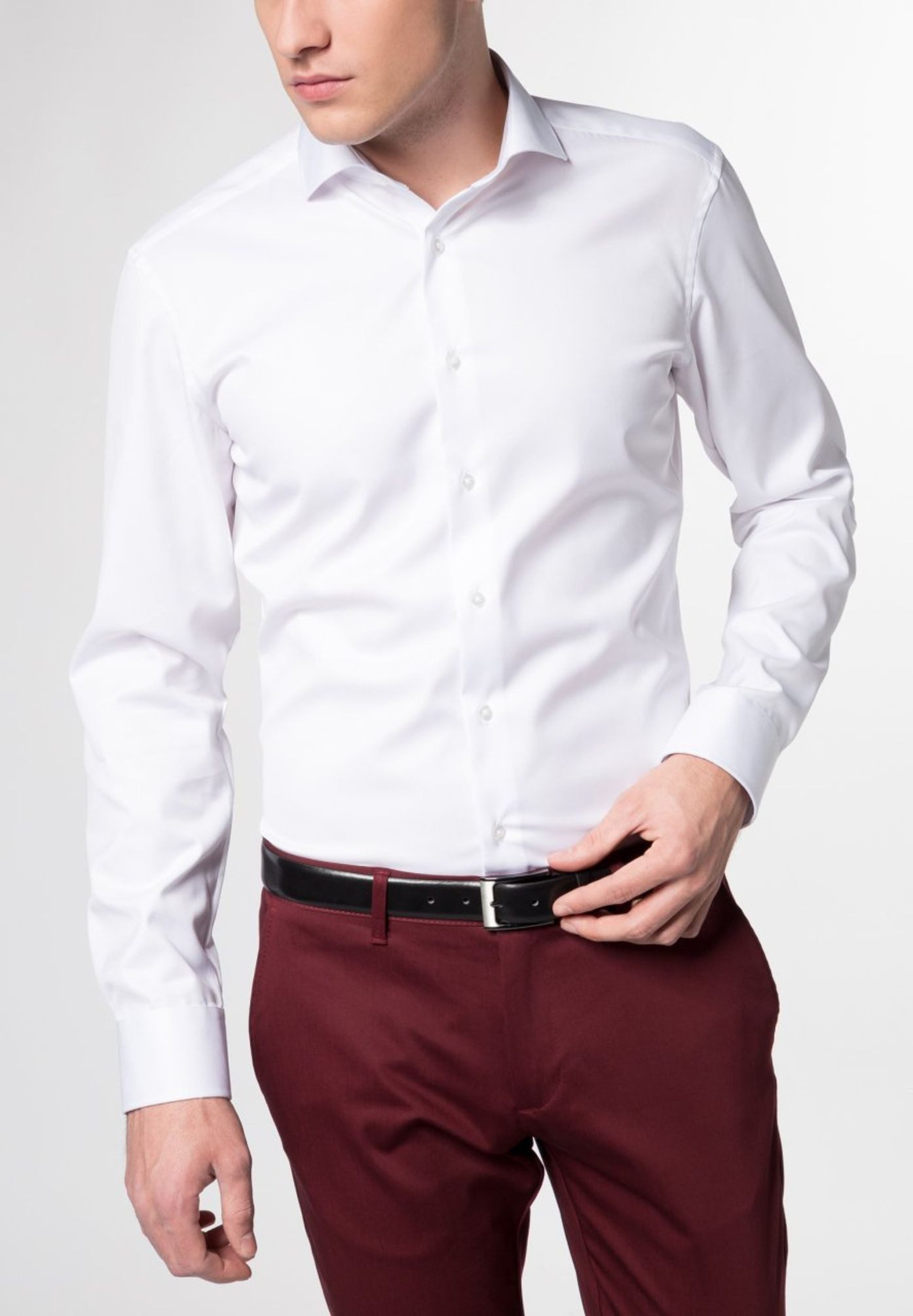 Eterna Langarmhemd Slim Fit slim fitHaifisch