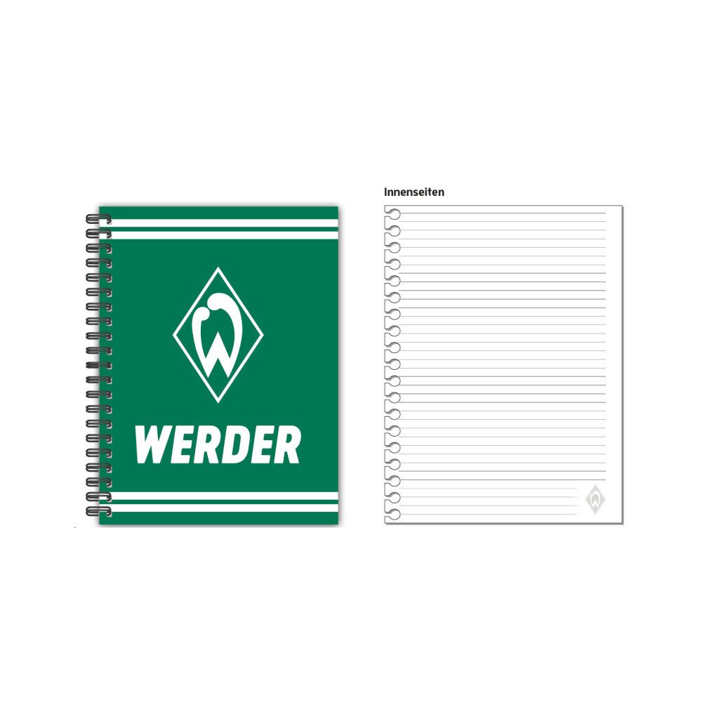 Werder Bremen Schulheft SV Werder Bremen Notizbuch mit Ringbindung