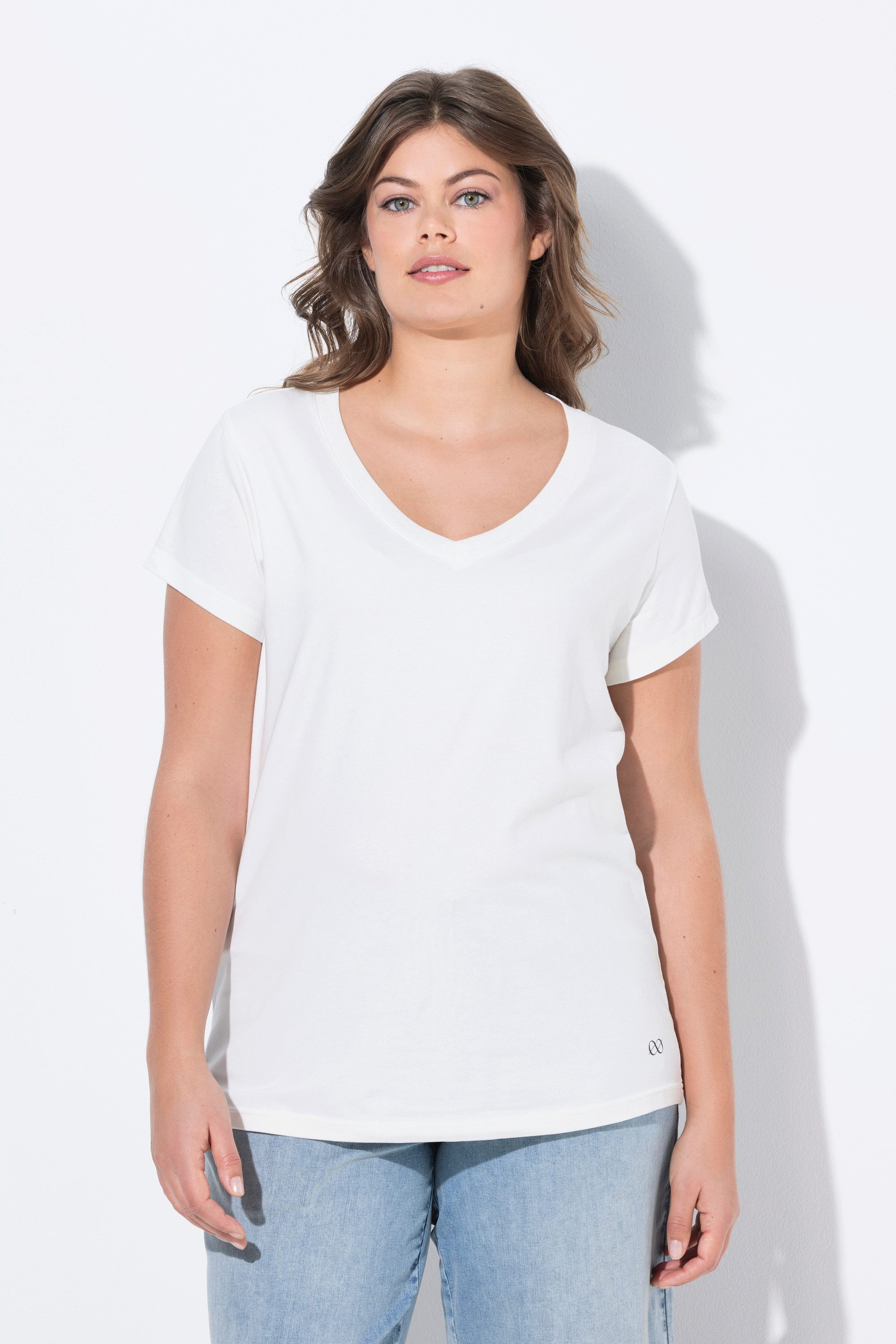 Laurasøn T-Shirt T-Shirt V-Ausschnitt 1/2 Arm