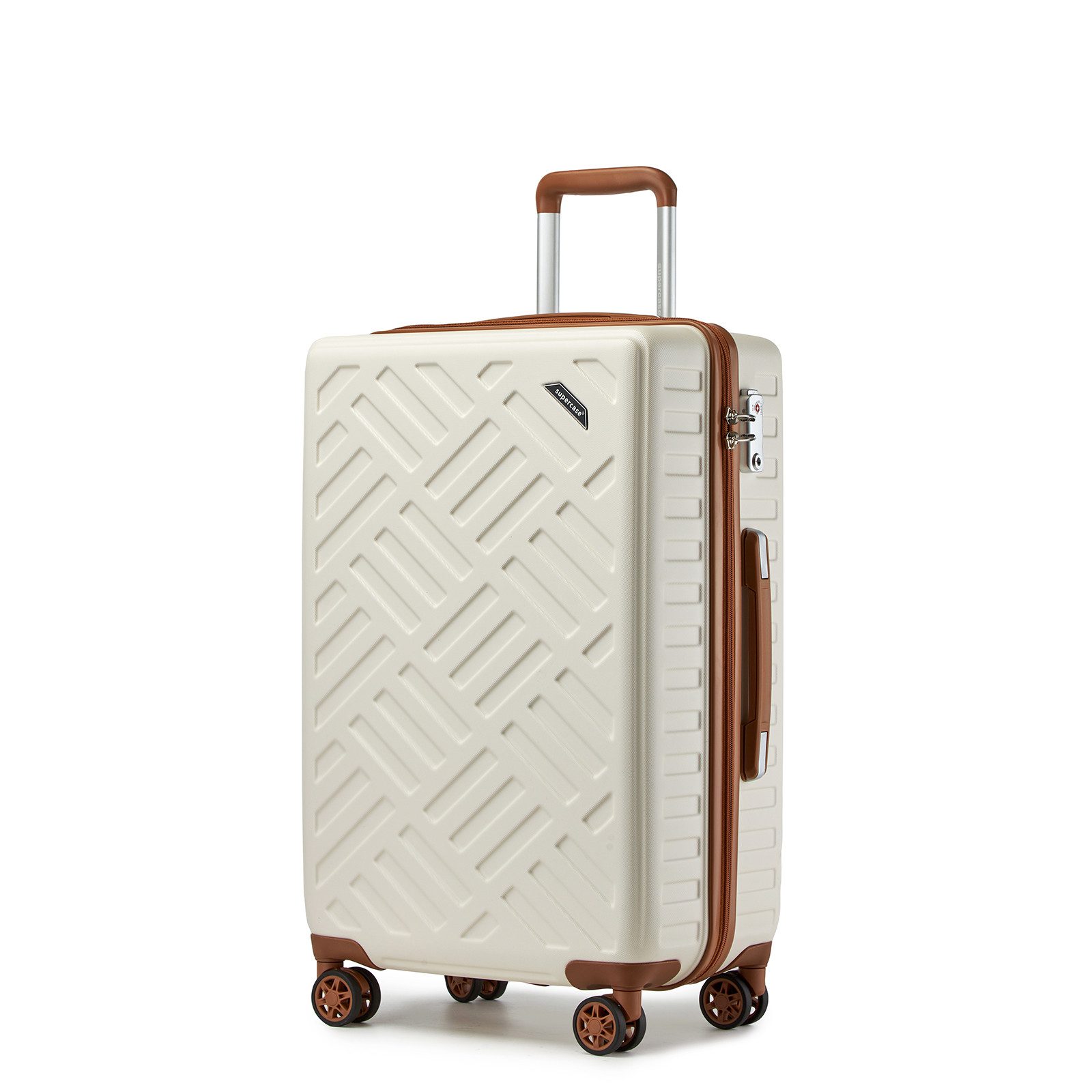 Supercase Trolley Leichter Hartschalenkoffer mit 4 günstig online kaufen